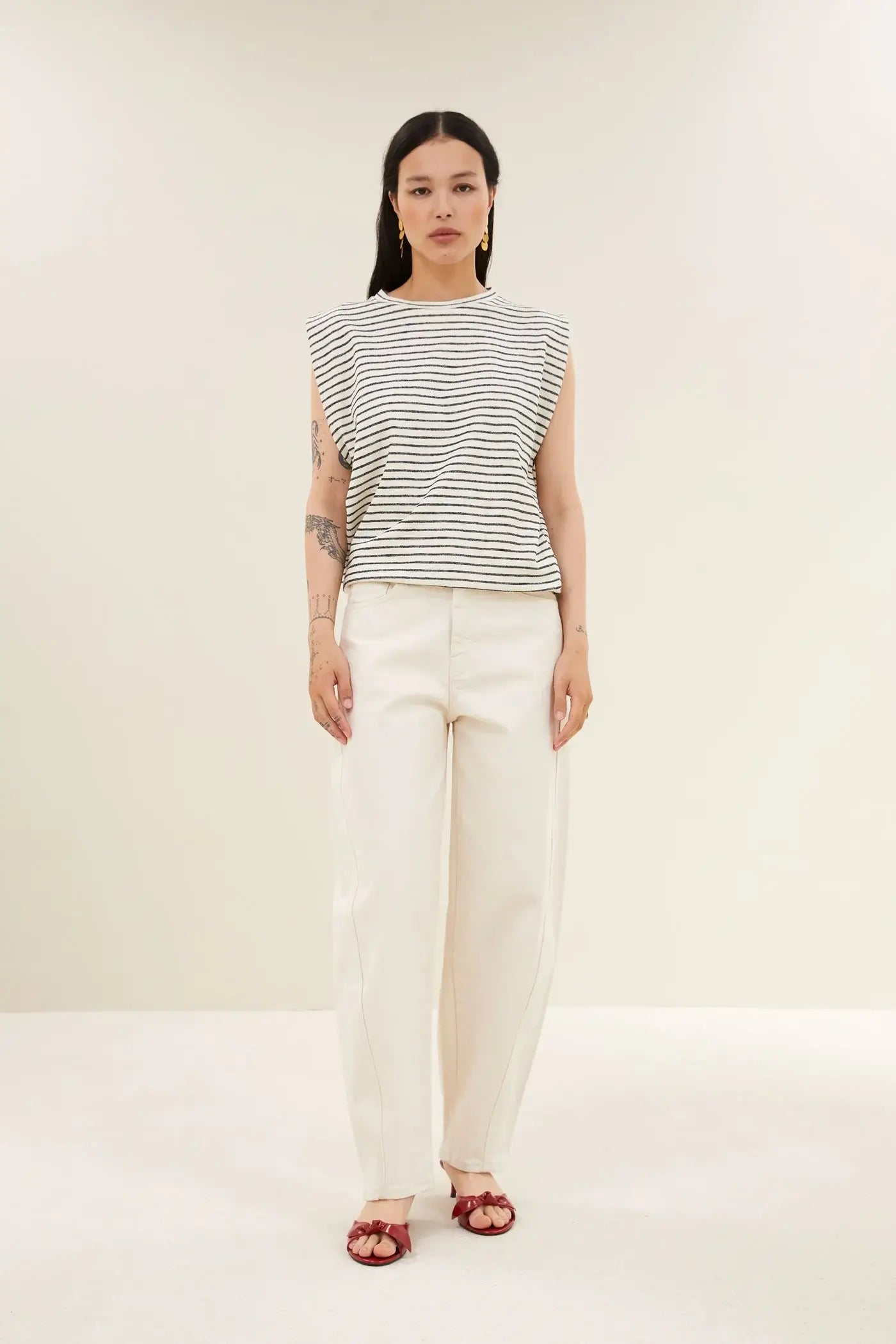 Begum Raw Jeans - Raw White