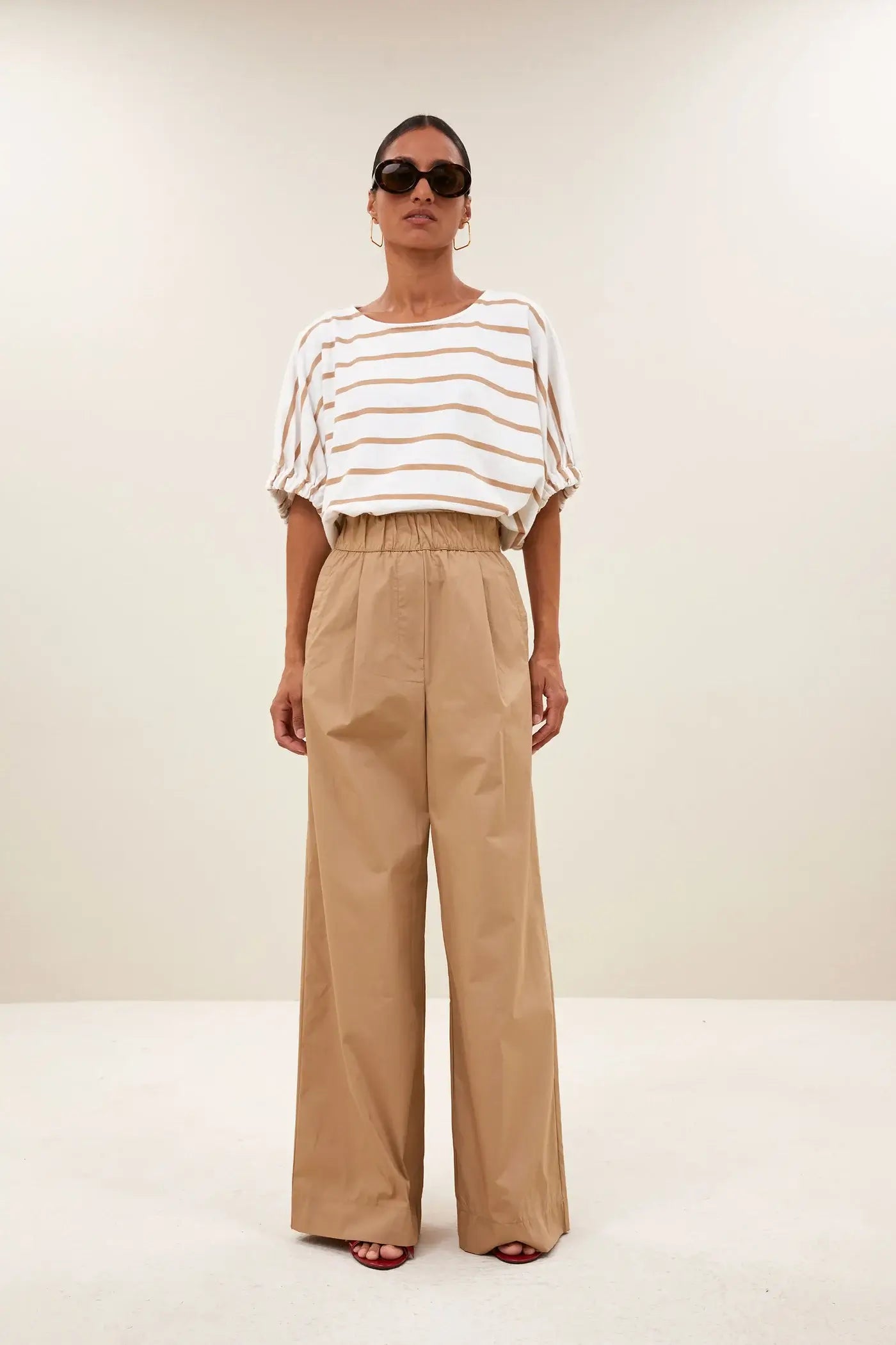 Merle Heavy Flame Stripe Top - Desert Stripe