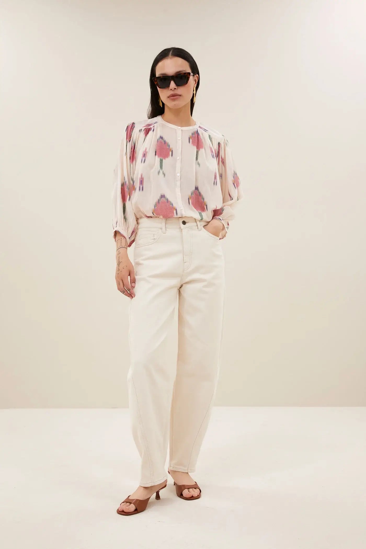 Begum Raw Jeans - Raw White