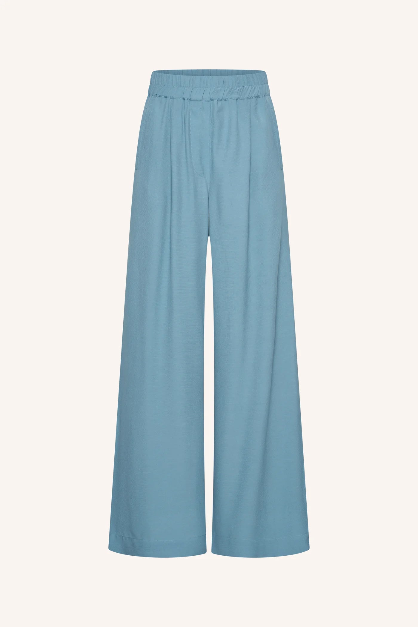 Benji Viscose Pants - Blue Stone