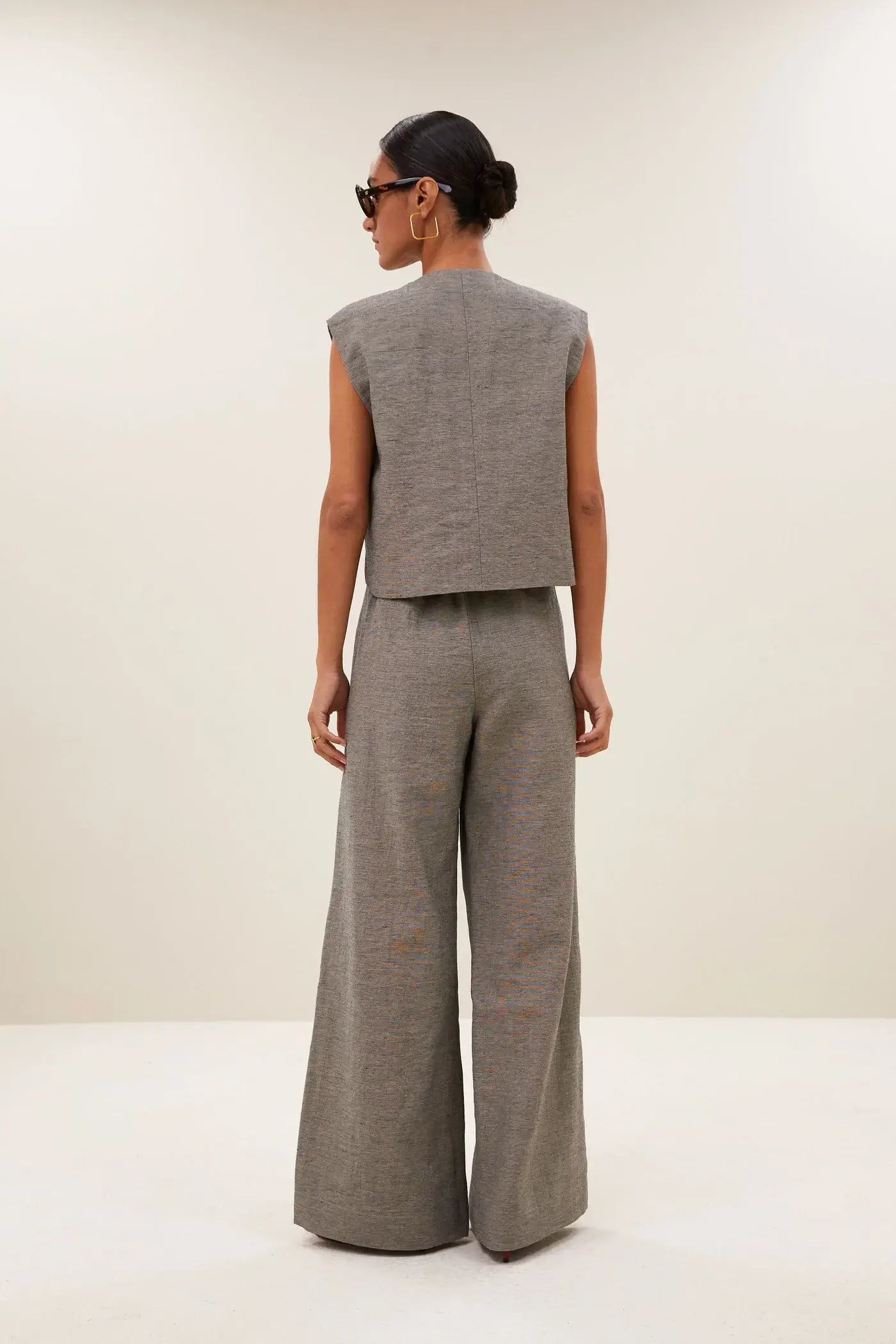 Nori Melange Gilet - Charcoal Melee