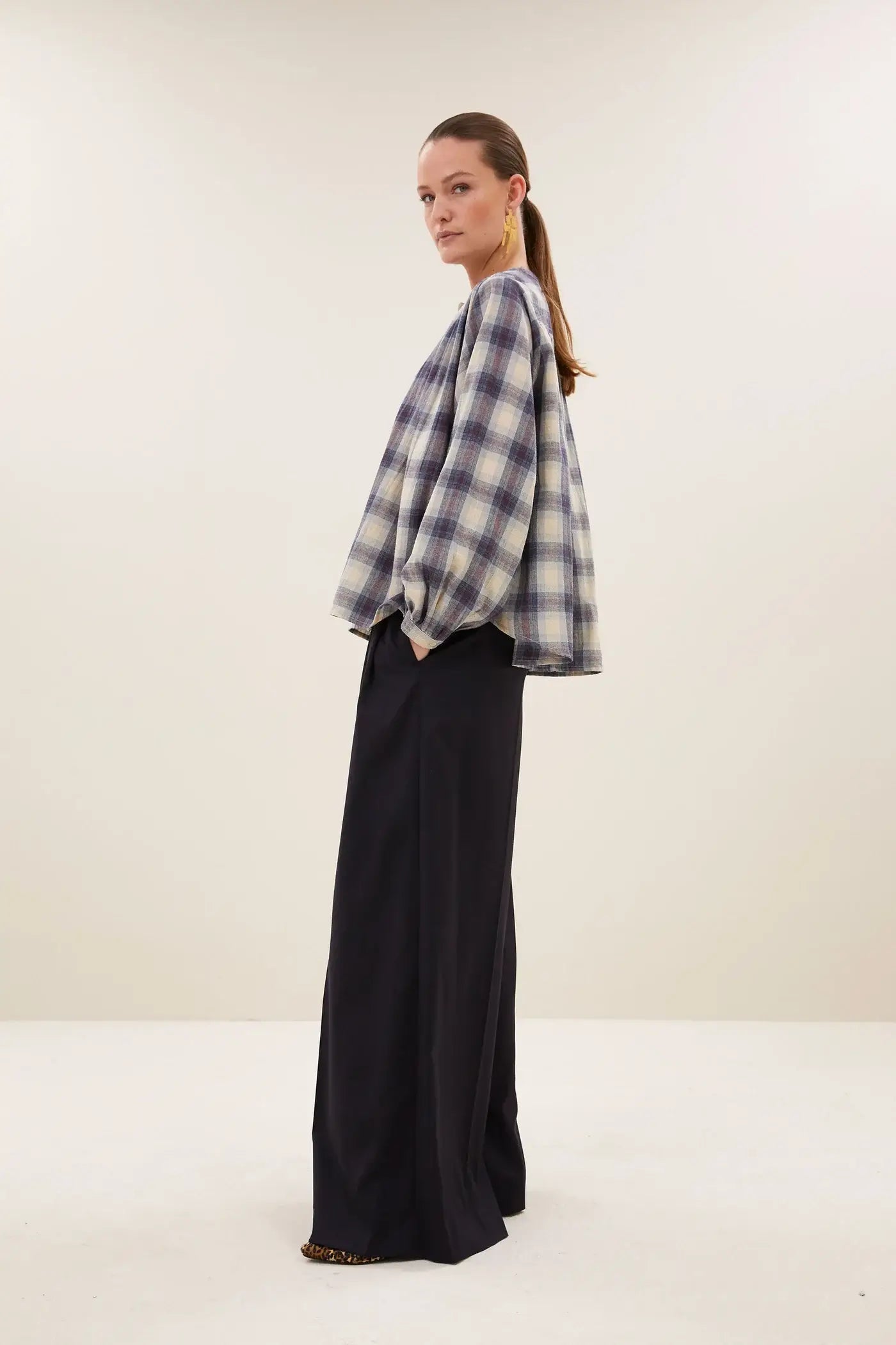 Nyka Tokyo Check Bluse - Tokyo Check