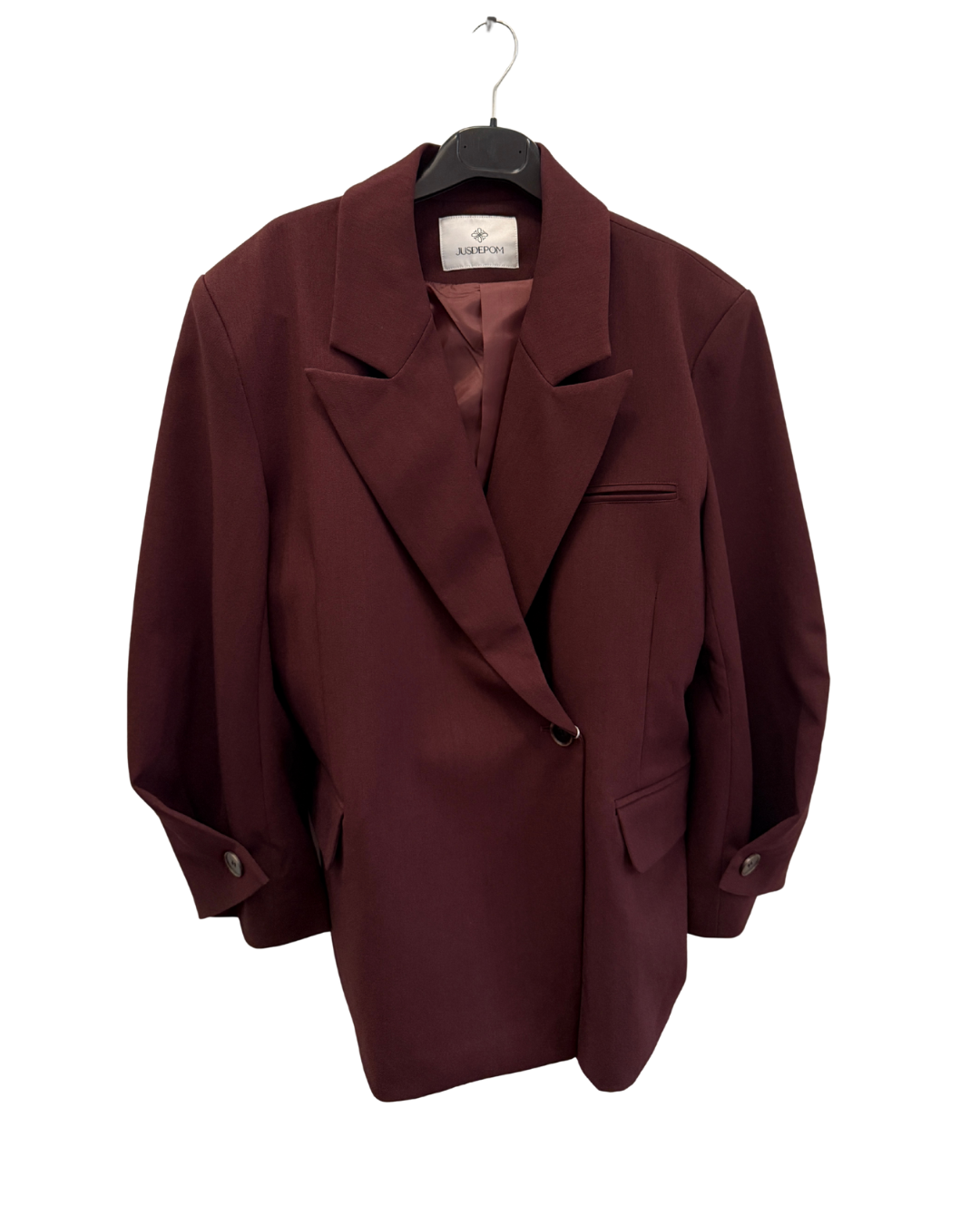 Oversized Blazer - Burgundy