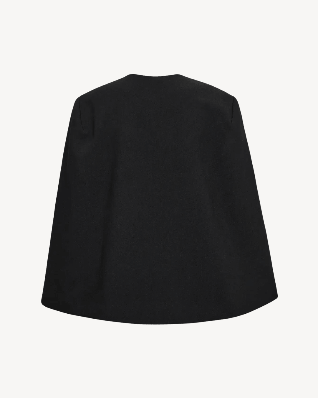 VolaCC Cape Button Blazer - Black