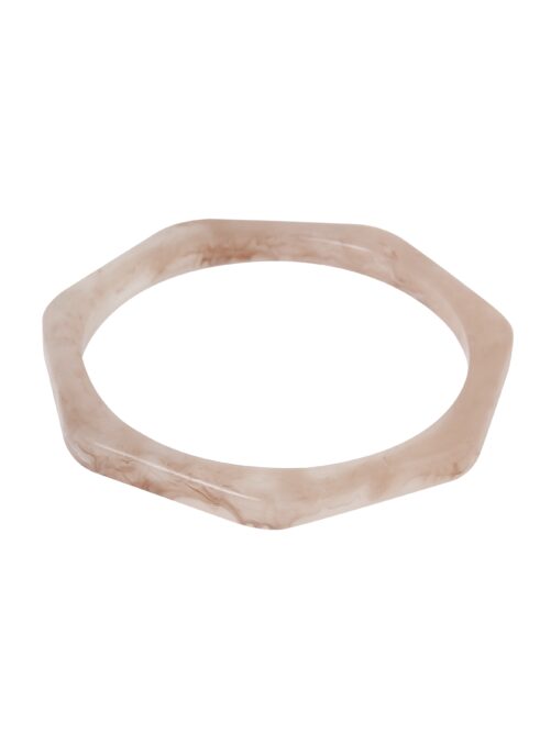 Bangle Gelakte Hars Hexagon