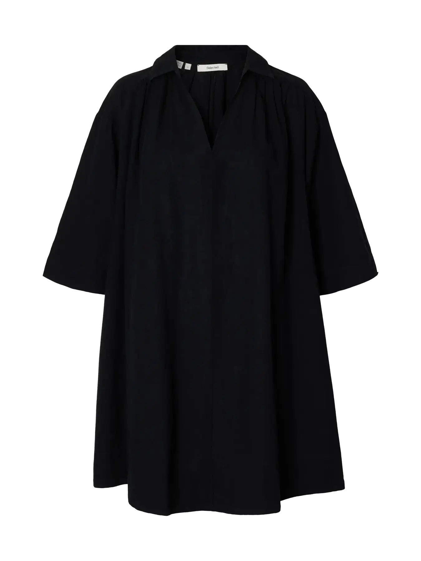 SLFluisa-Talia Linen Blend Dress - Black