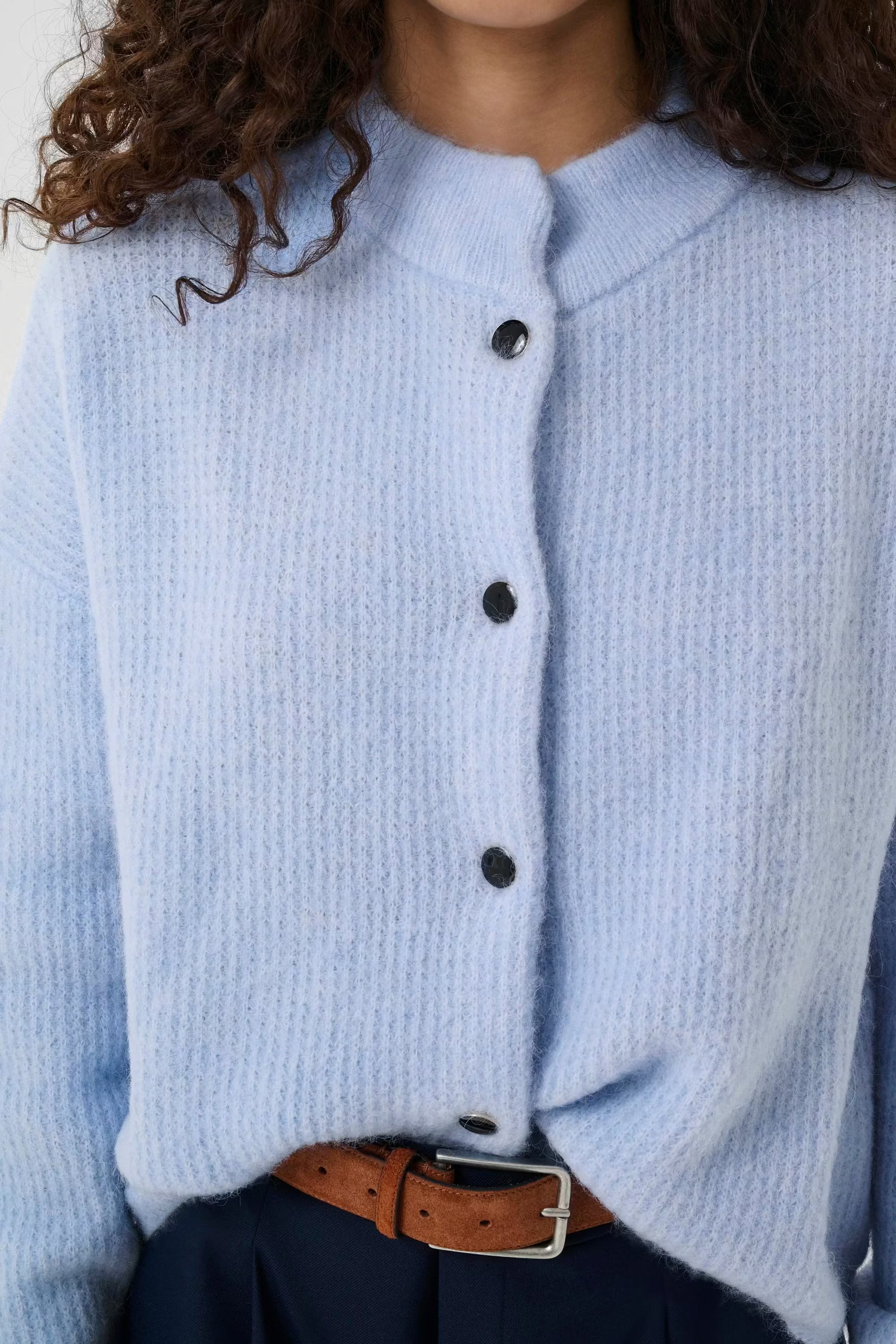 AlphaGZ Short Cardigan - Centaurea Mélan