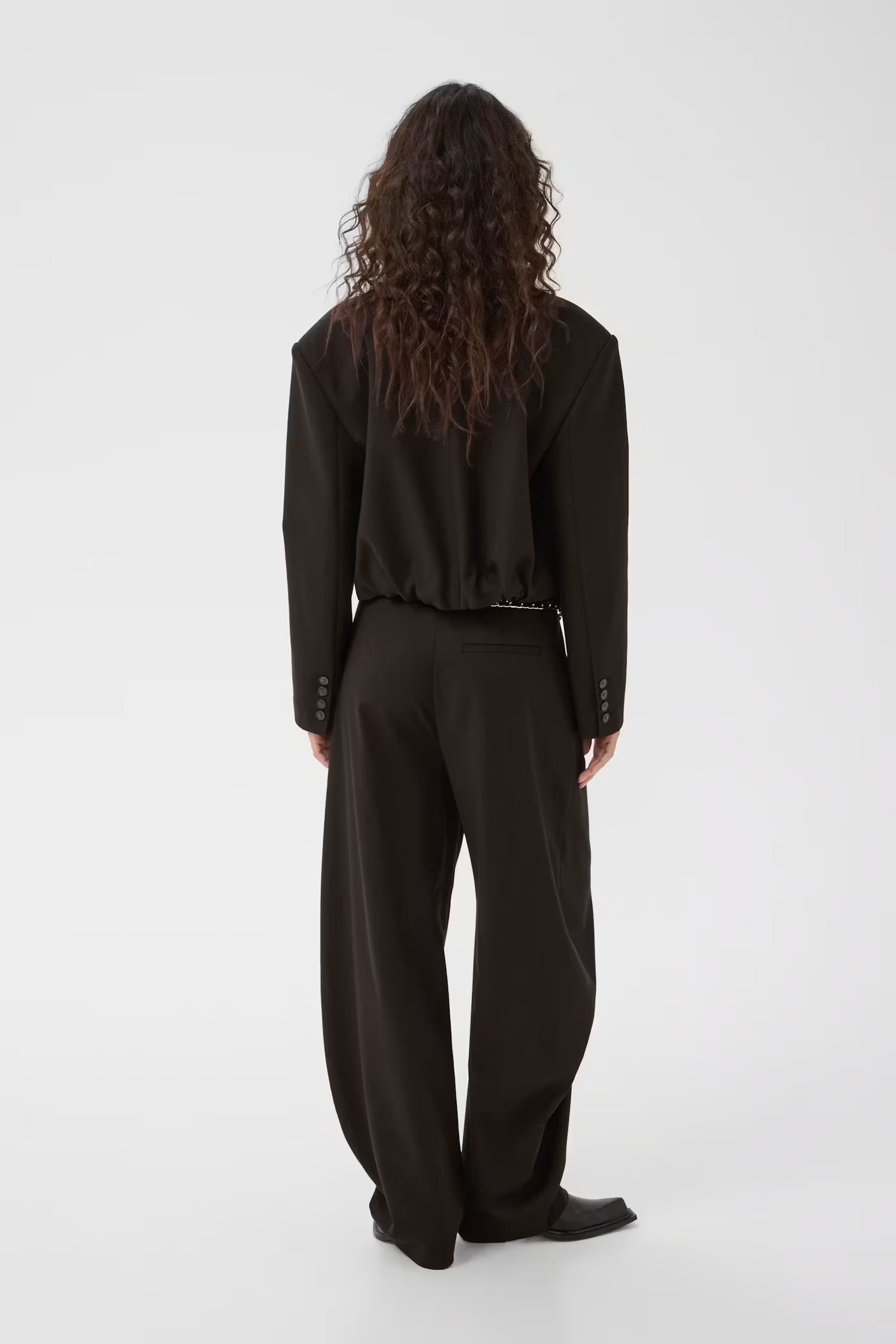 GZcallia MW Barrel Pants – Ganache