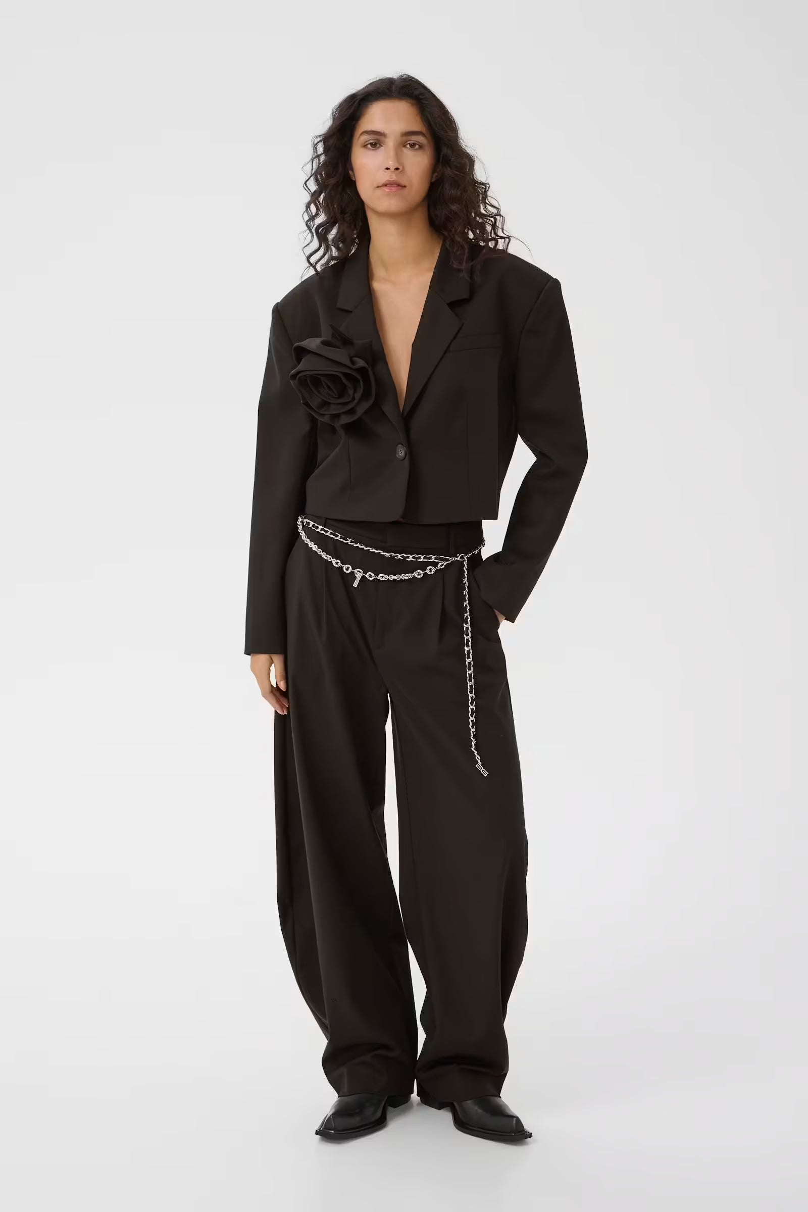 GZcallia MW Barrel Pants – Ganache