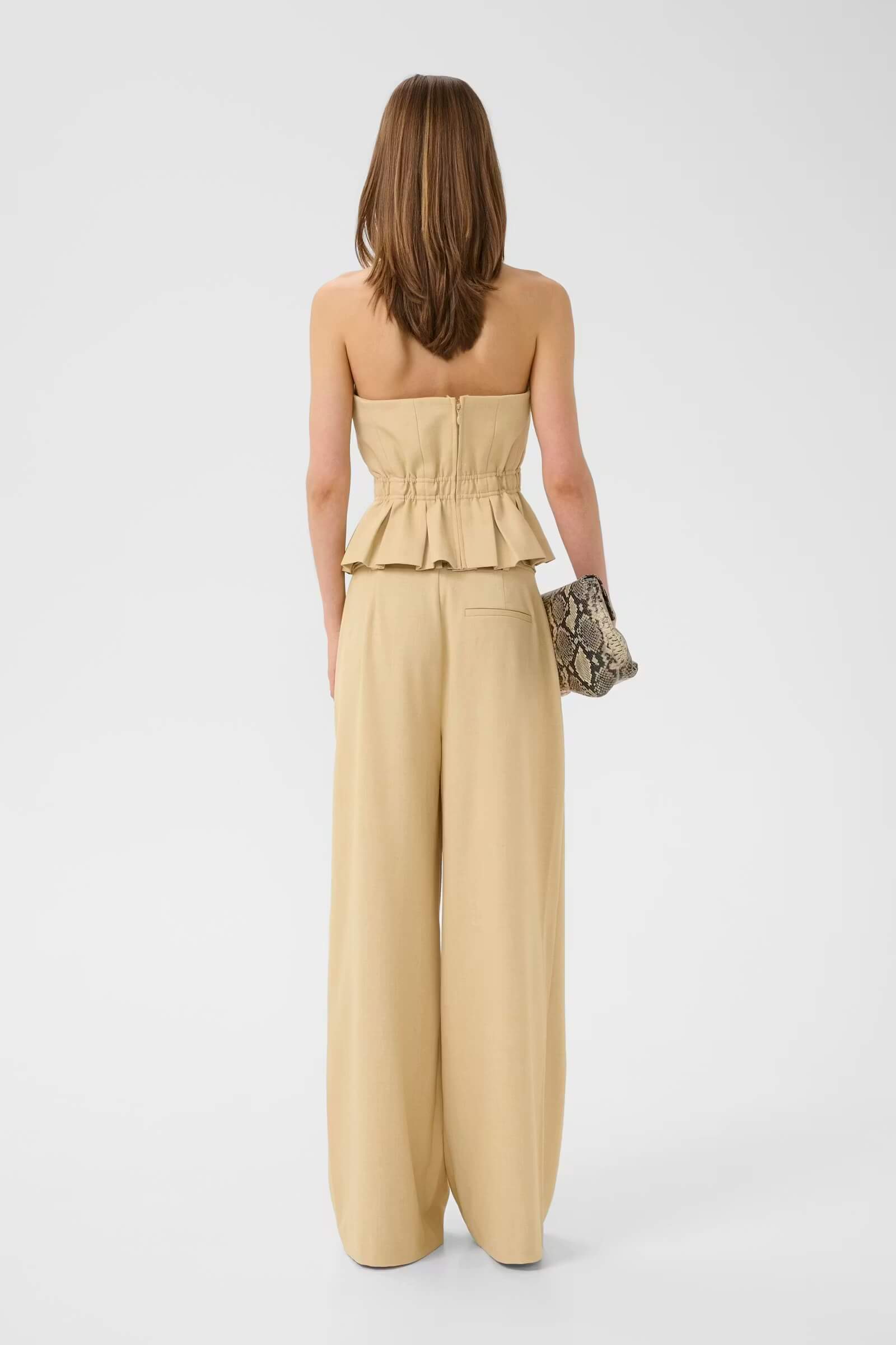 GZstacy MW Pants - Pale Hay Melange
