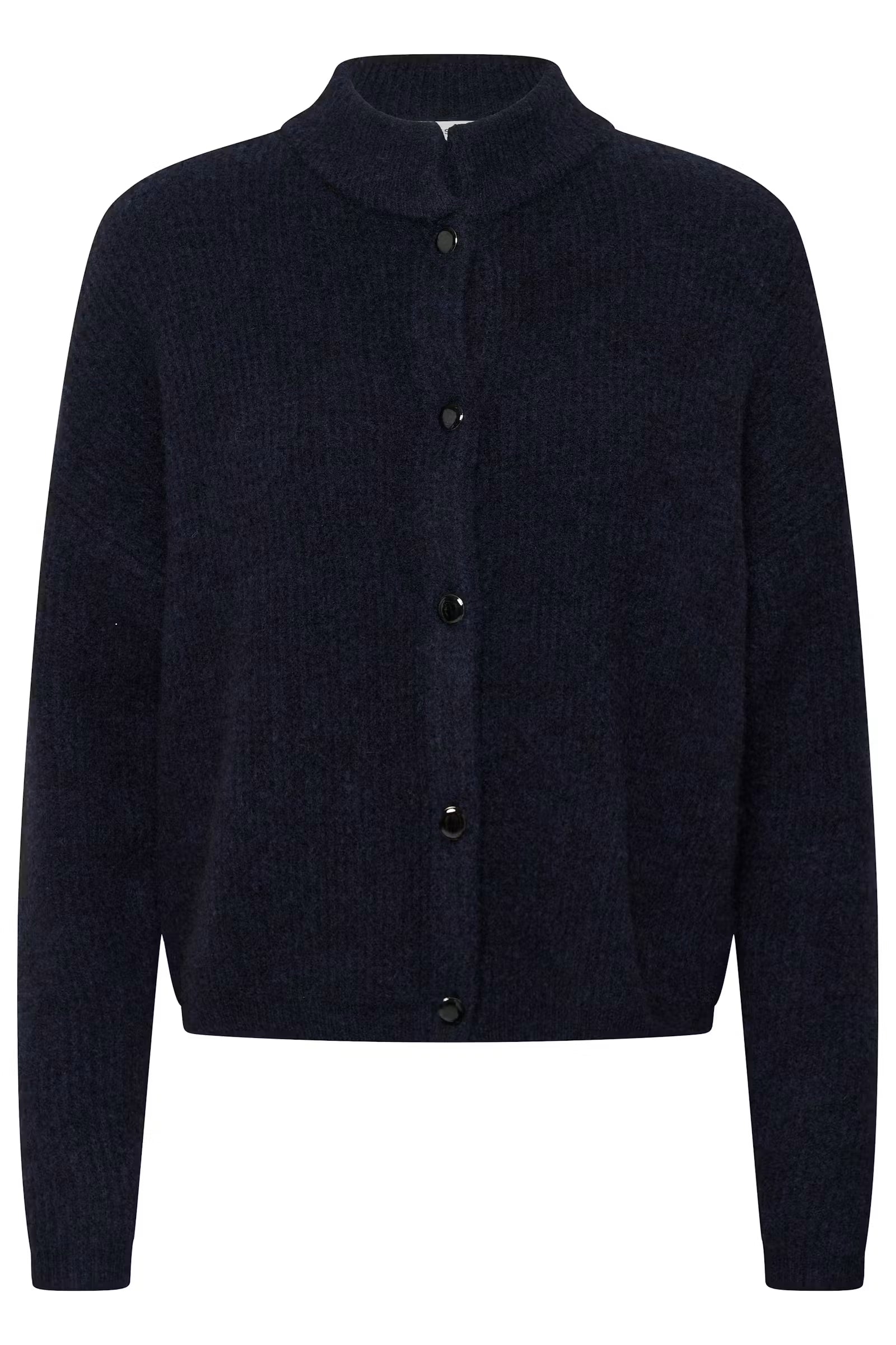 AlphaGZ Short Cardigan - Navy Melange