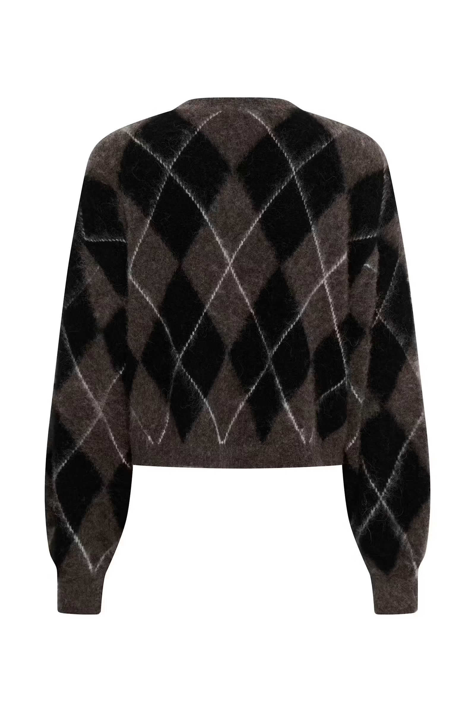 GZsida Multi Cardigan - Black/Chestnut