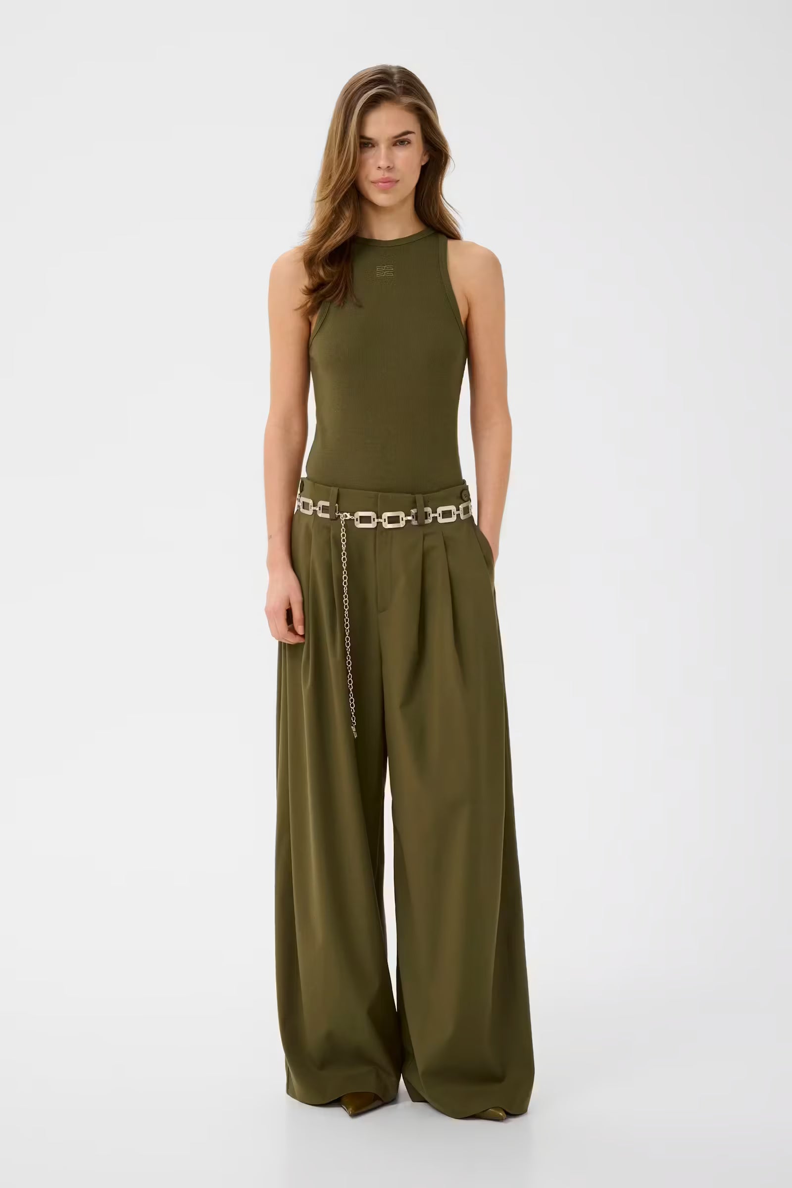 GZdrew logo top - Military Green