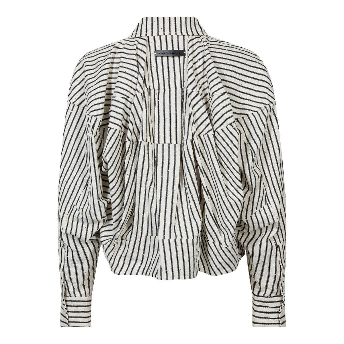 Sophie Mono Stripe Stone Shirt - Off-White / Black Stripe
