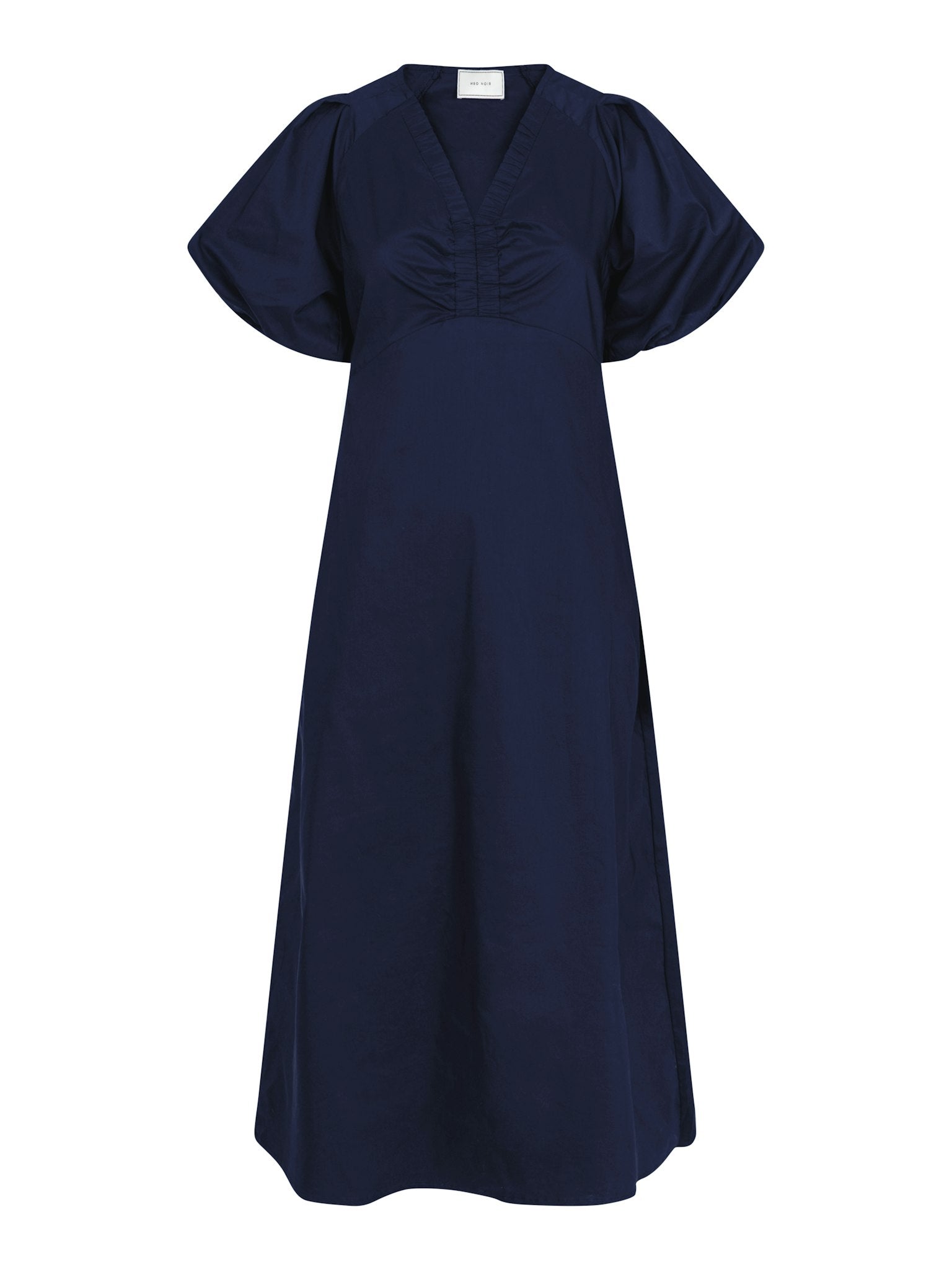 Illana Poplin Dress - Navy