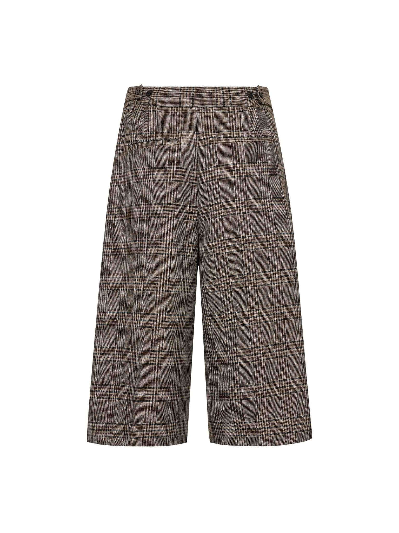 VeyaCC Check Bermuda - Brown