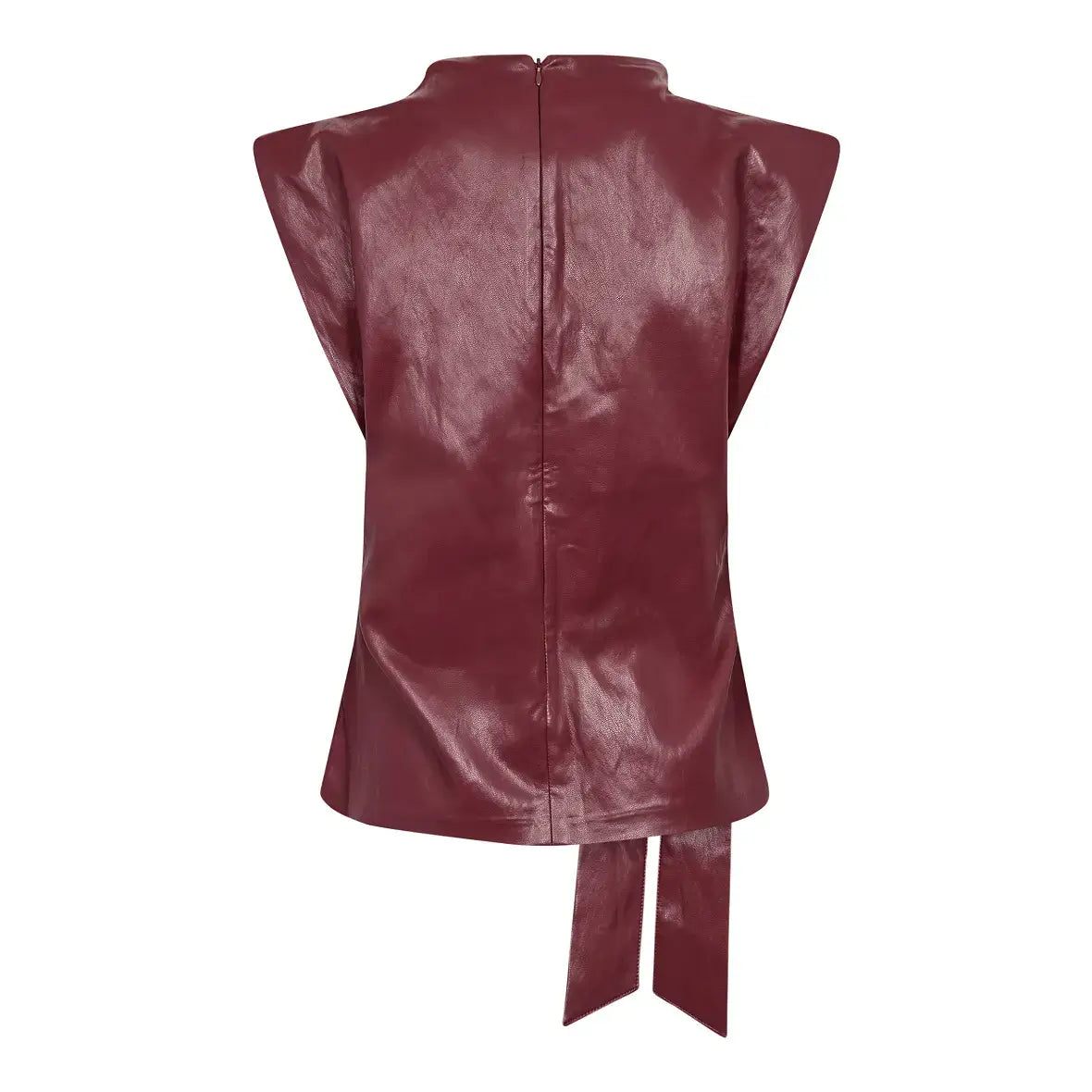 35958 GittCC Plissée-Top – Beerenrot