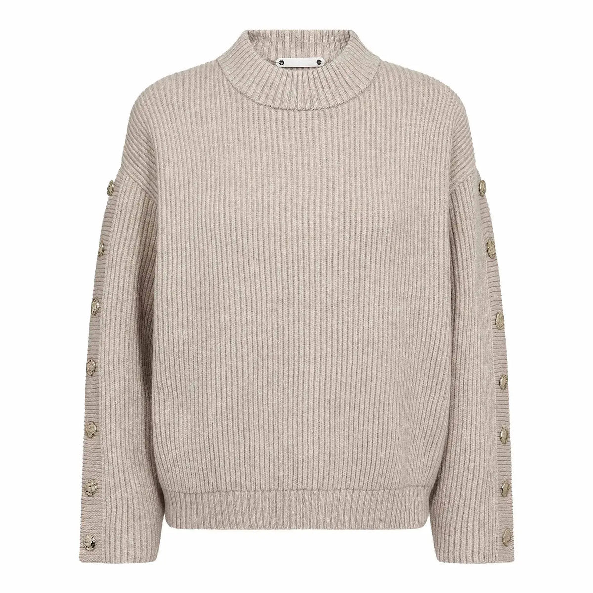 RowCC Button Sleeve Knit - Bone