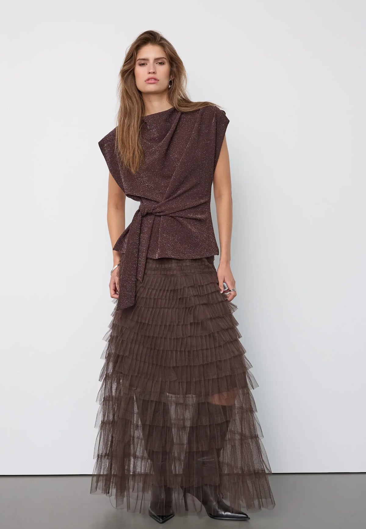 EstiCC Pleat Top - Bison