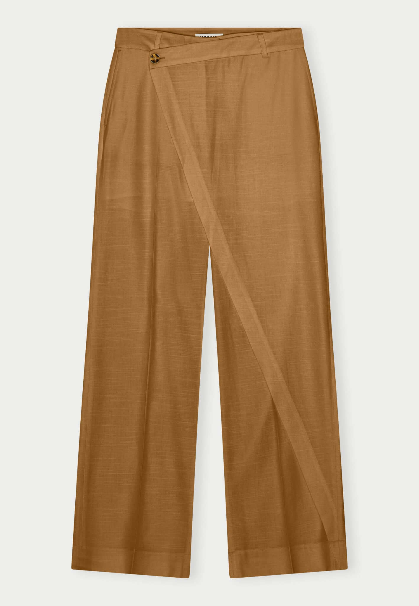 Alina Midt Waist Pants - Toffee