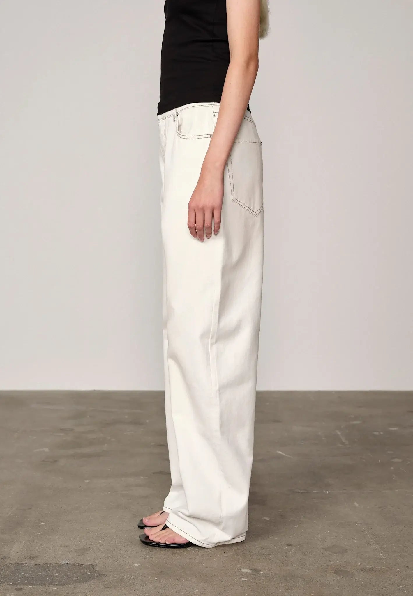 Lulu Denim Jeans - Off White