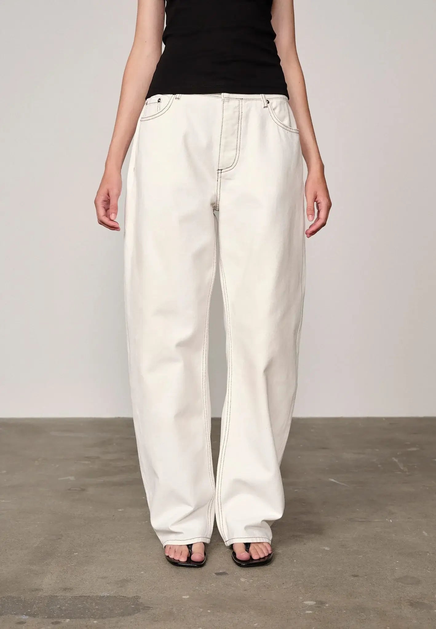 Lulu Denim Jeans - Off White