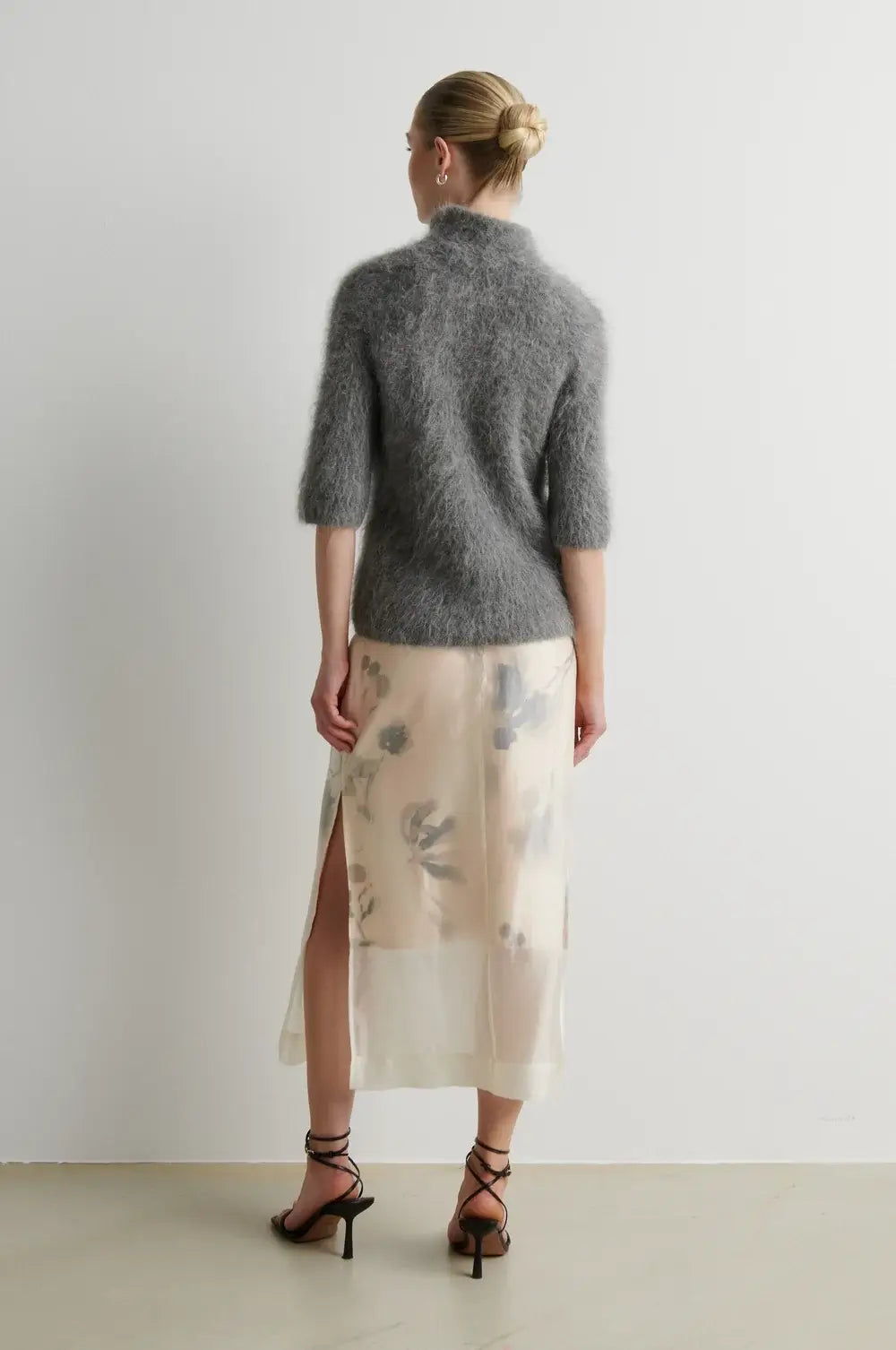 Karla Knit SS - Dark Grey Melange