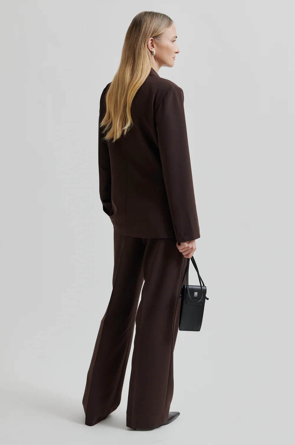Fique fitted blazer - Chocolate Plum