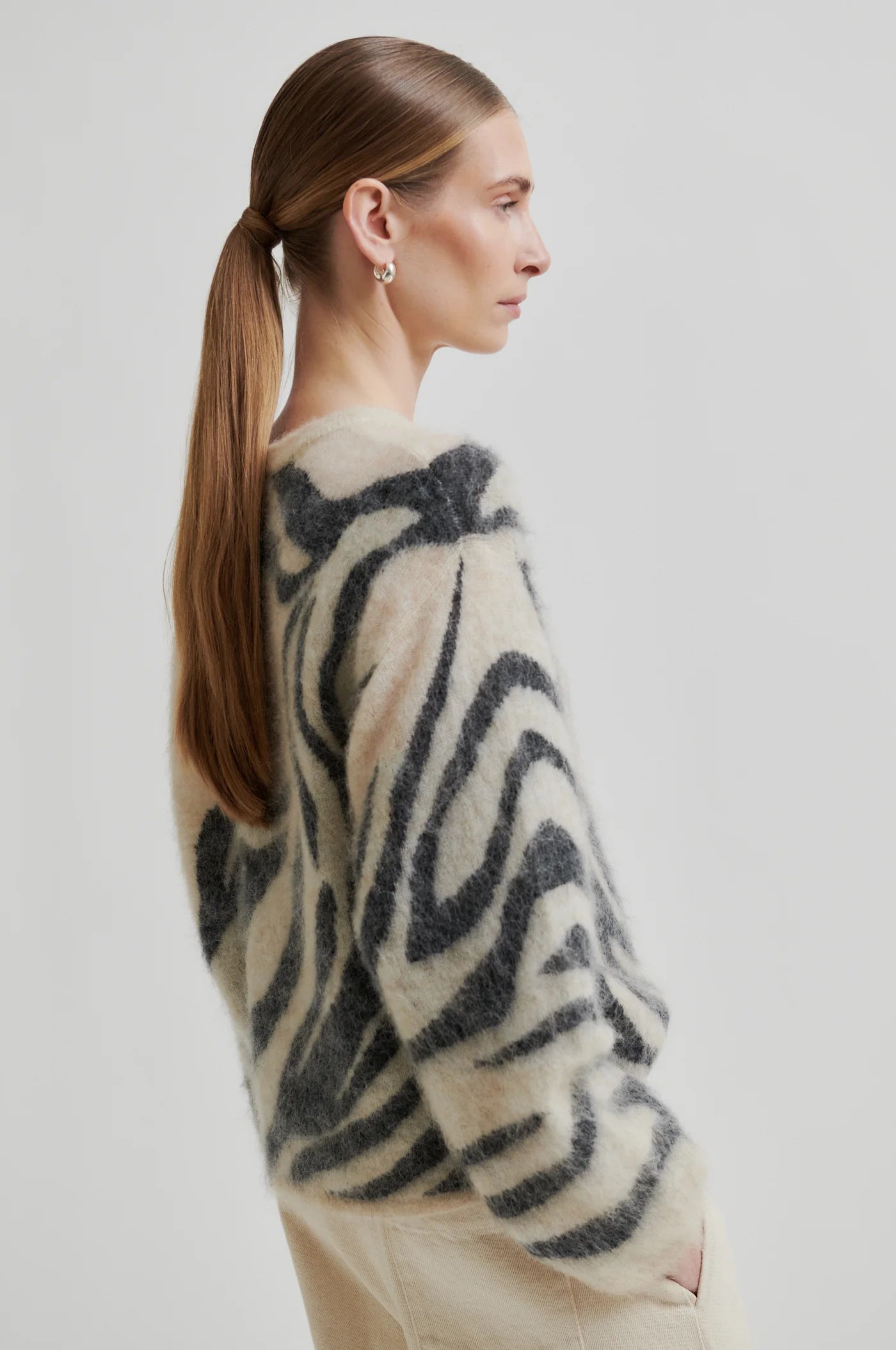 Zarah knit O-neck - trench coat