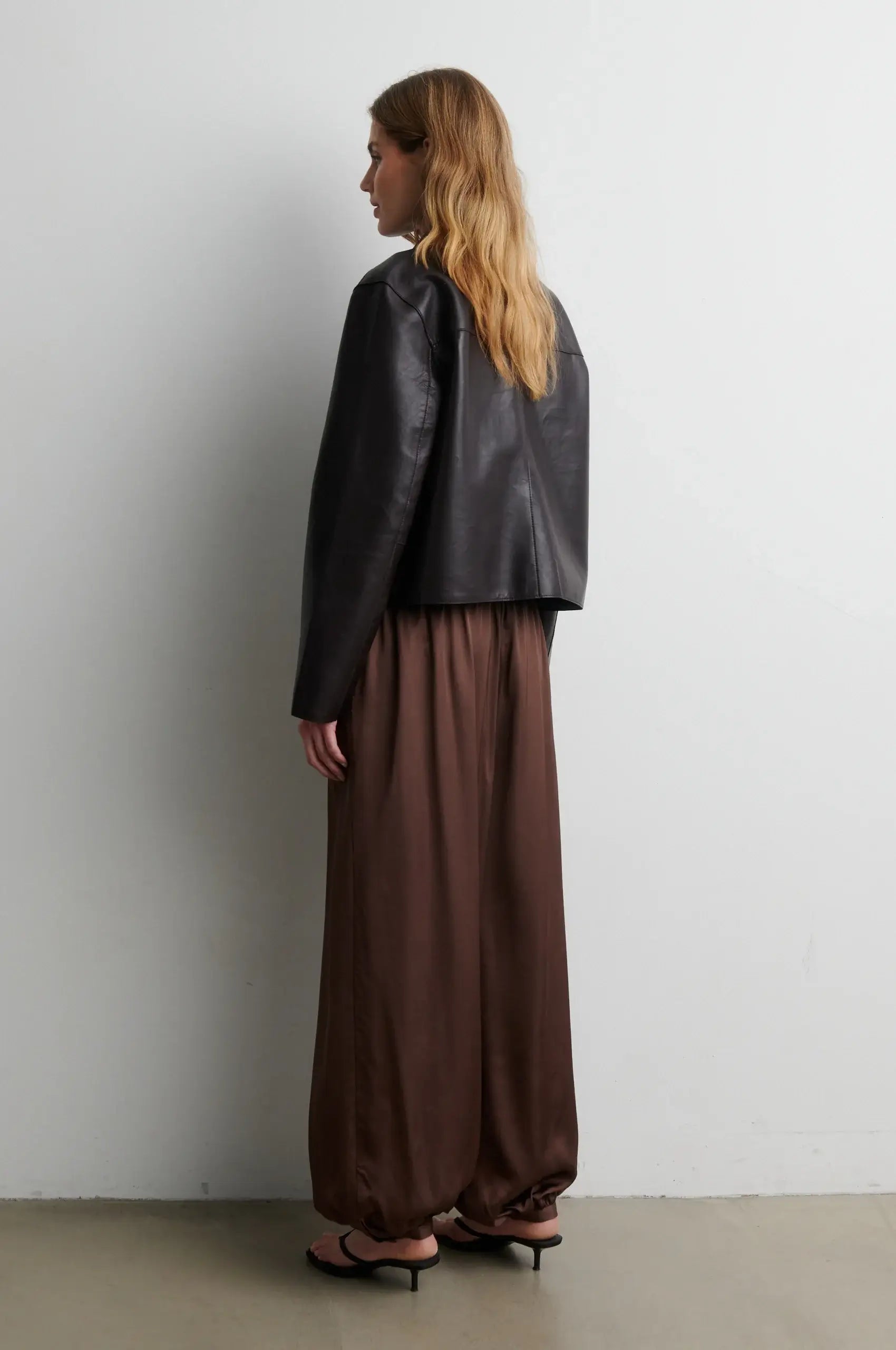 Ezay Leather Jacket - Demitasse