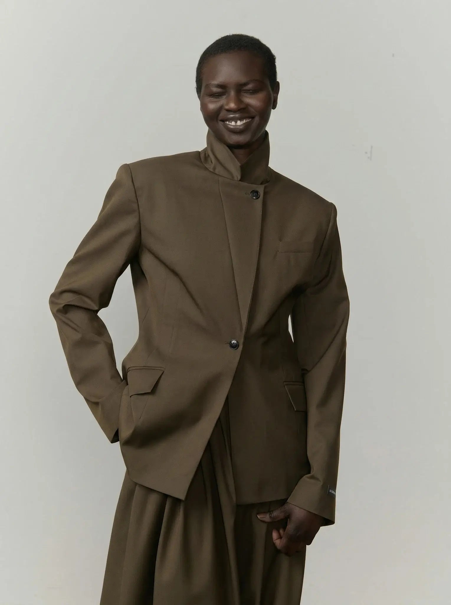 Shelia Fitted Blazer - Kahki