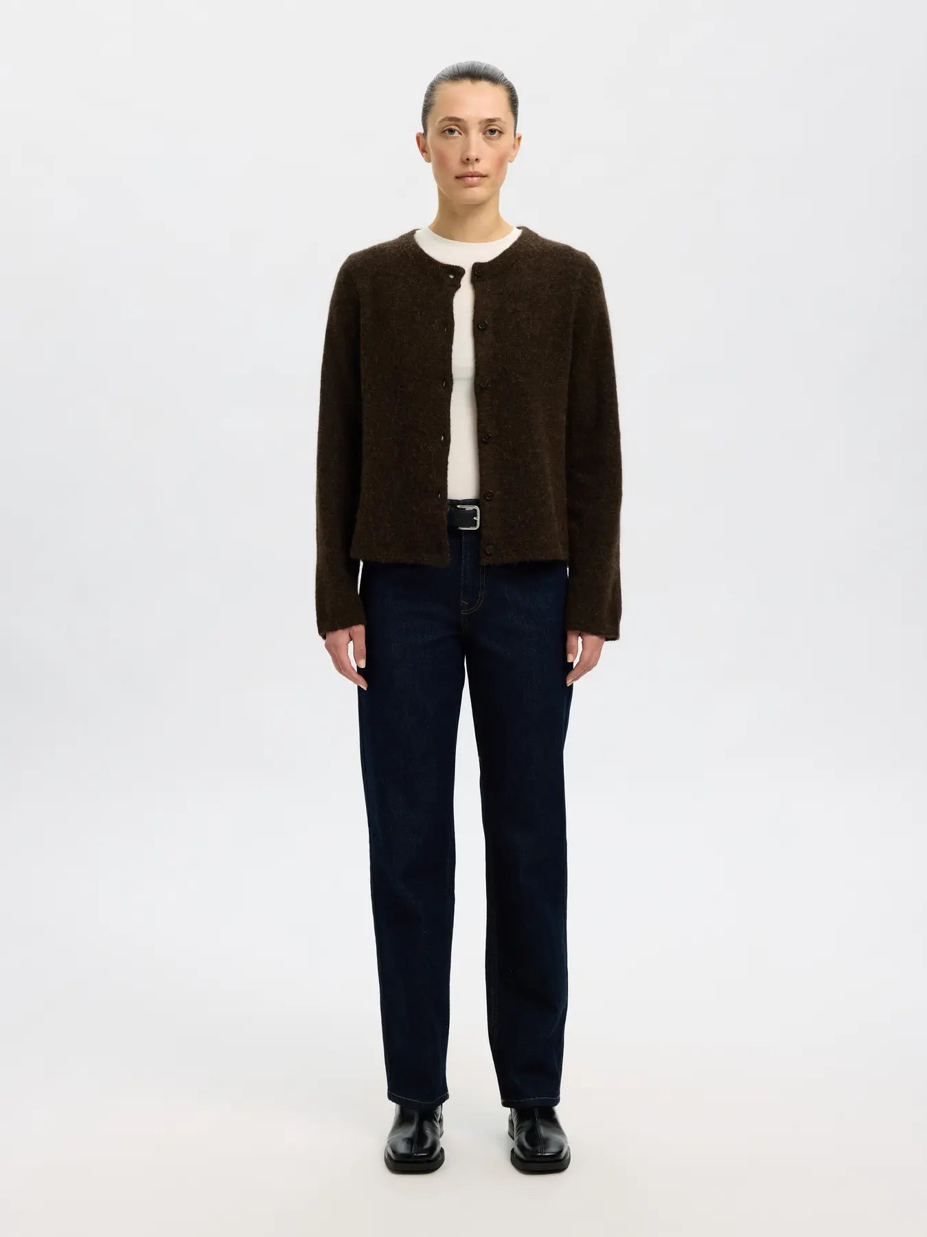 SLFlulu Knit Cardigan - Delicioso Melange