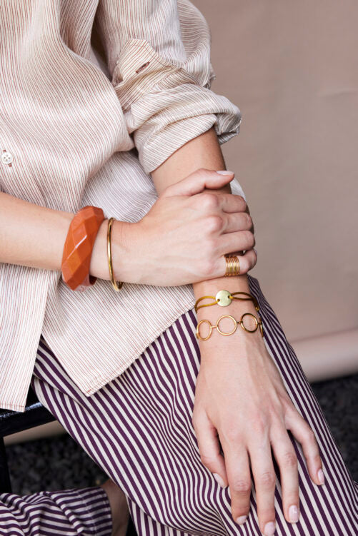 Armband Open Circles - Goud