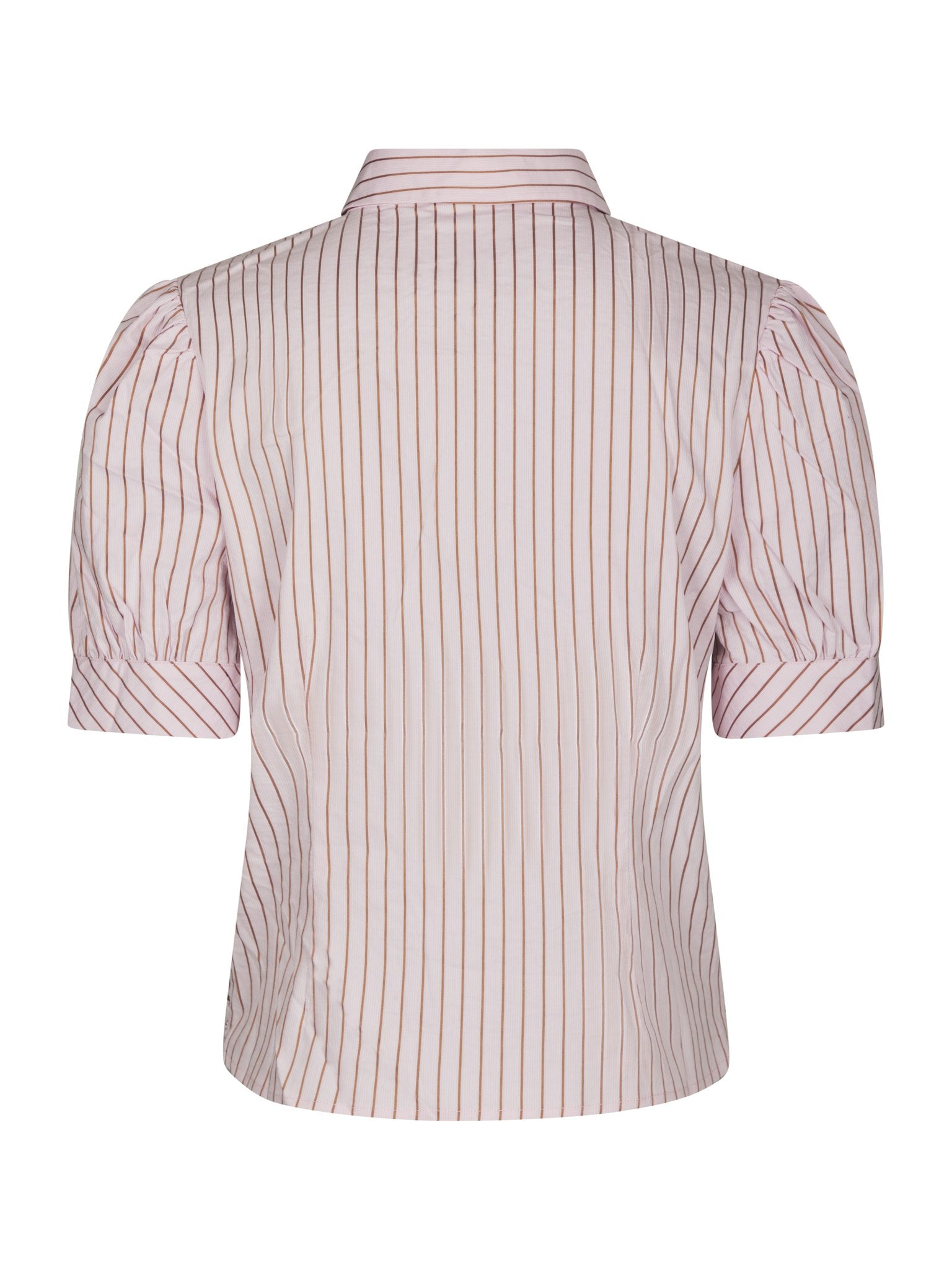 Frannie Structure Stripe Shirt - Light Pink