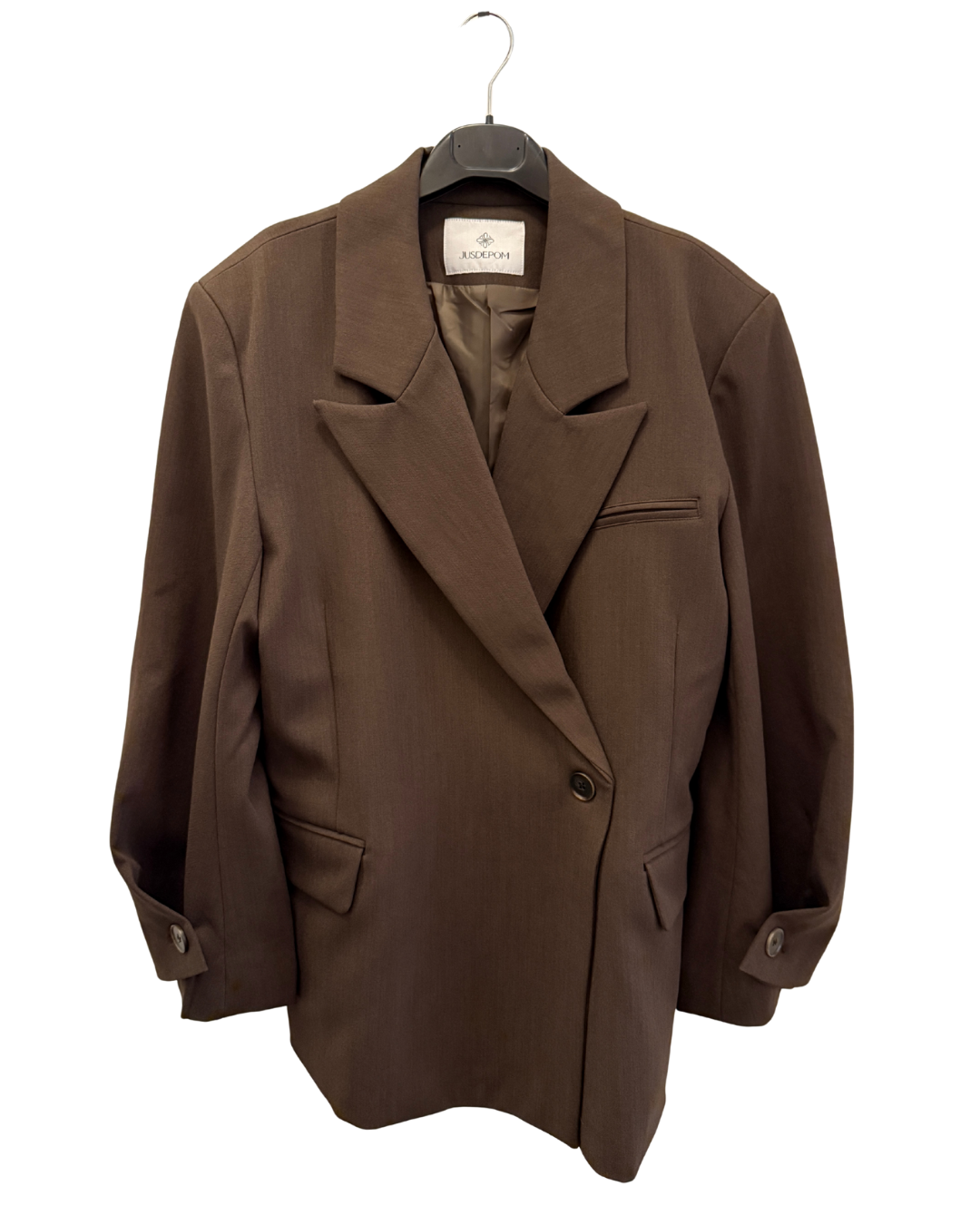 Oversized Blazer - Brown
