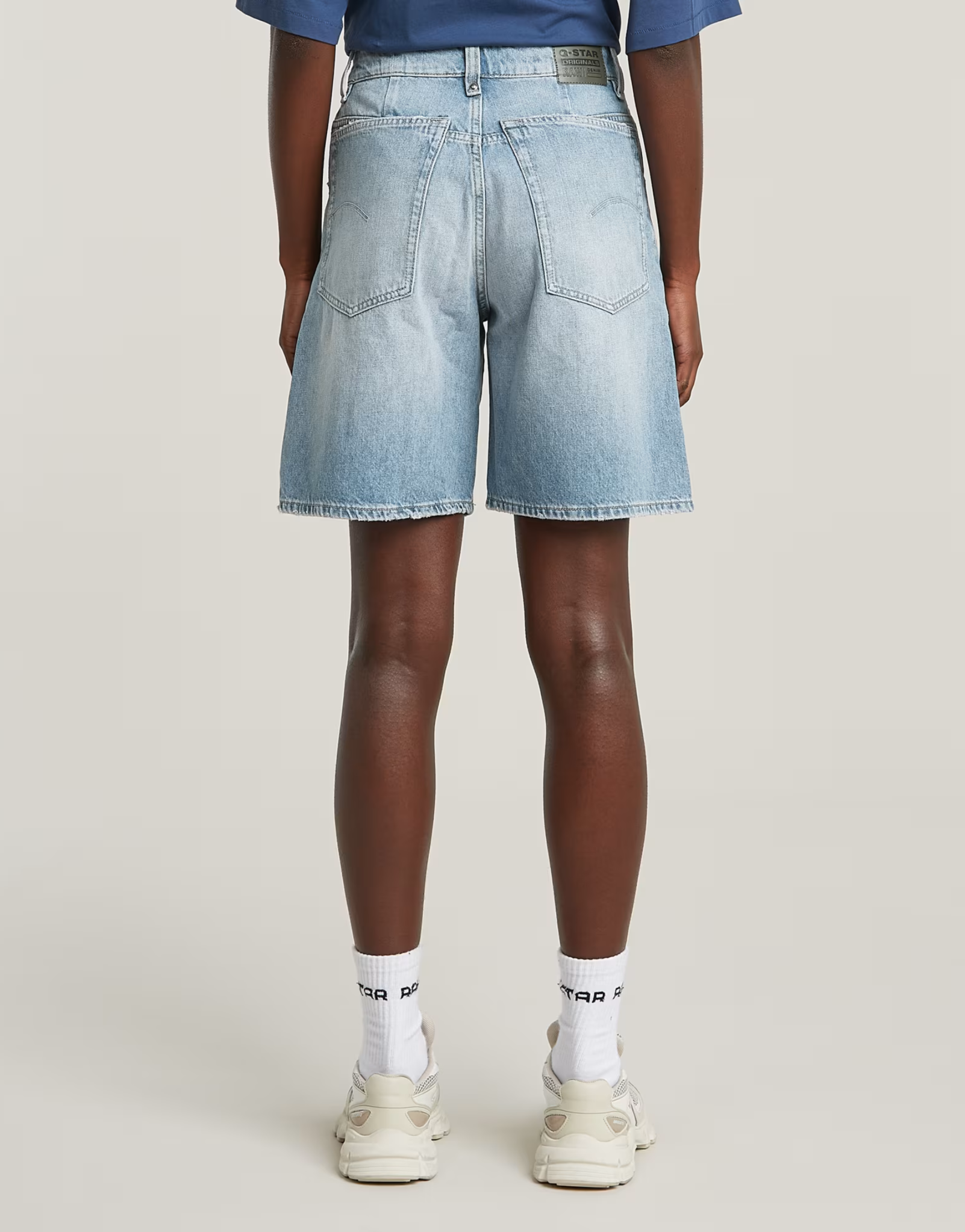 Skater loose short wmn - Vintage Platinum Blue