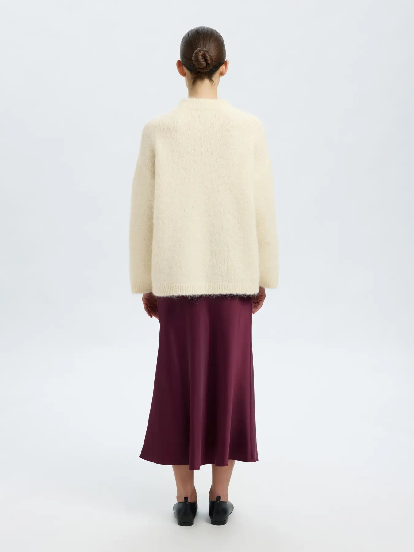 SLFgabriella LS Knit New O-Neck - Birch