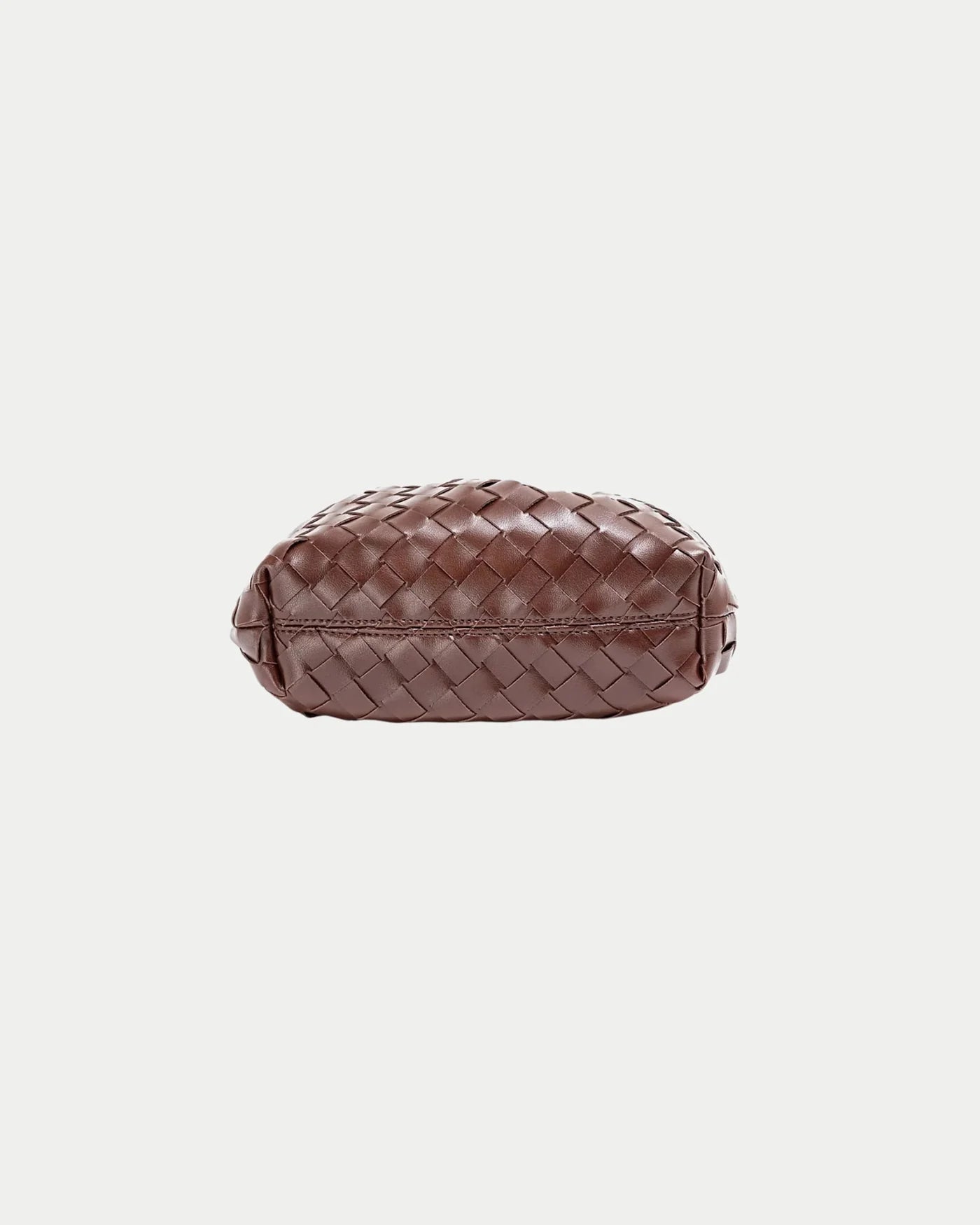 Dumpling Braided Bag - Brown