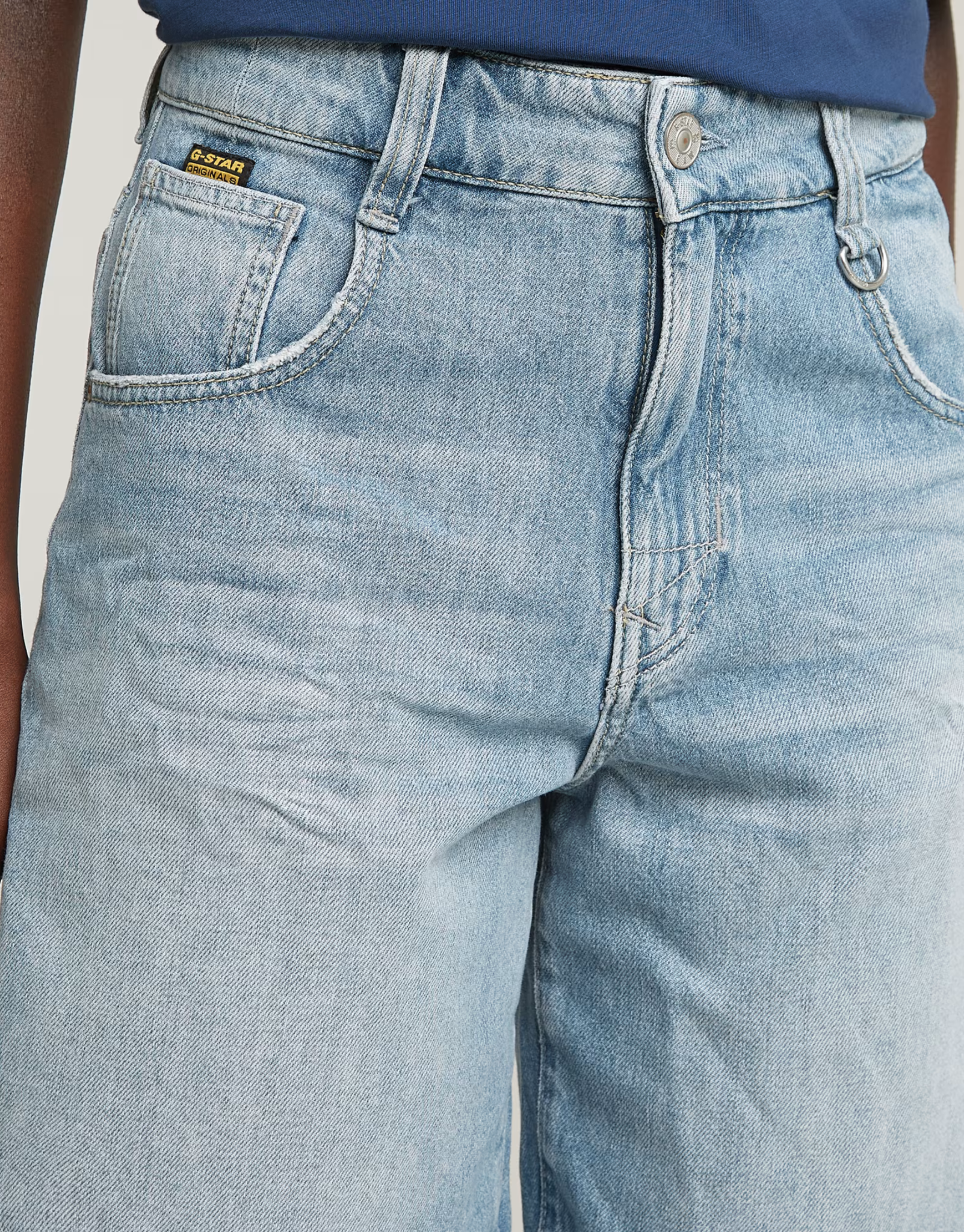 Skater loose short wmn - Vintage Platinum Blue