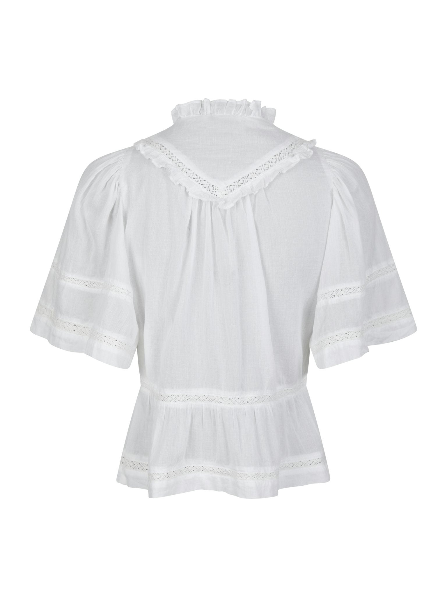 Evienne S Voile Top - White