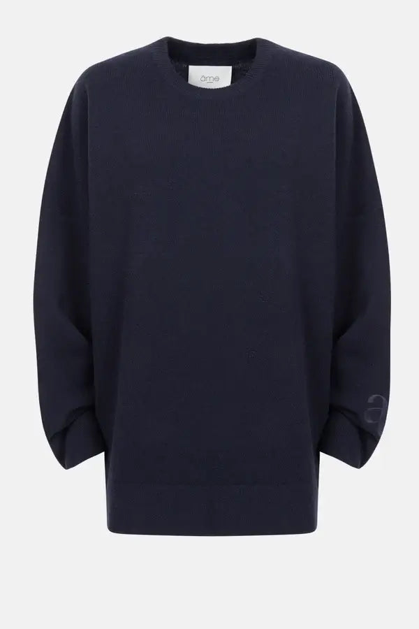 Oslo Strickpullover Oversized - Navy