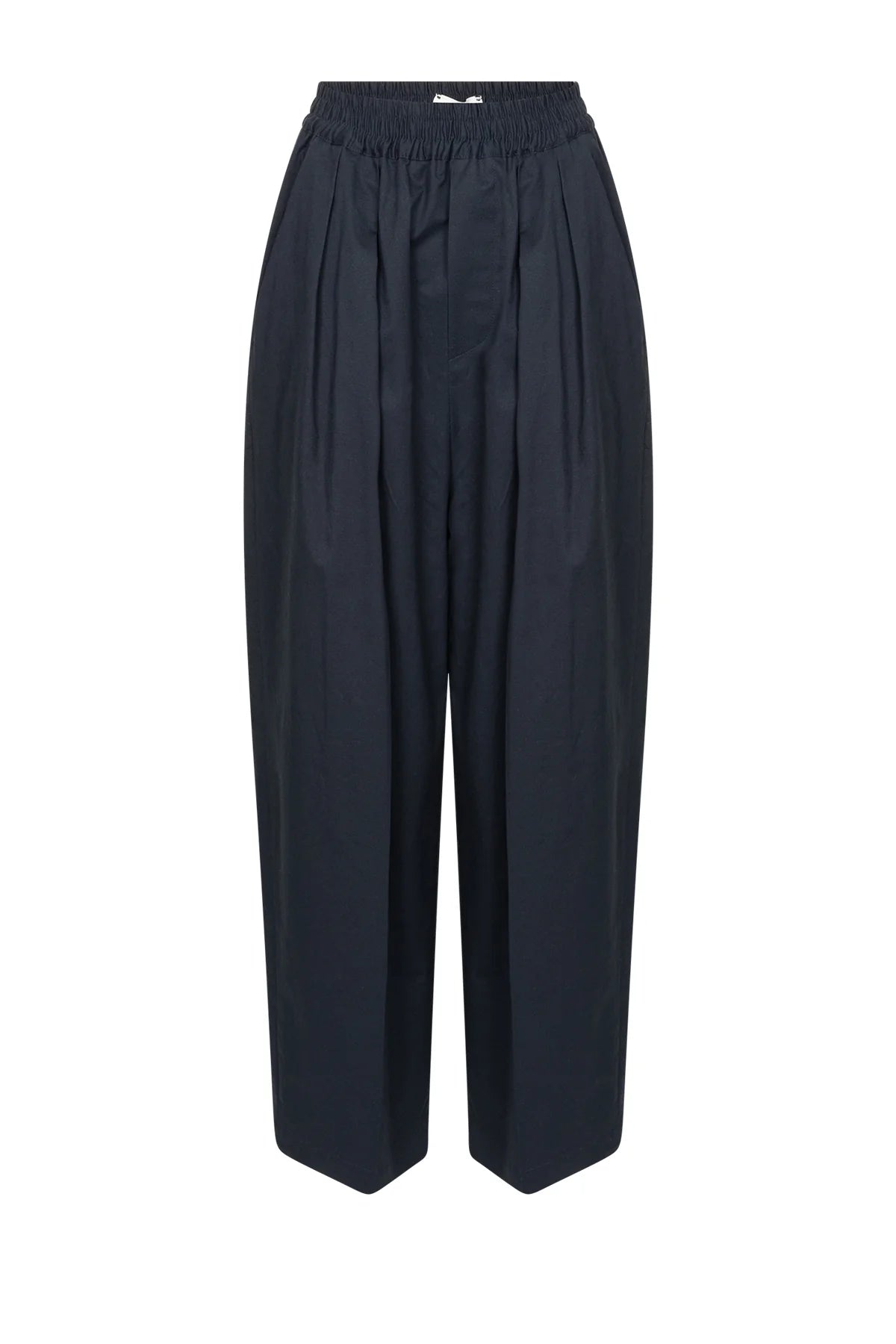 Kick Pleated Pants - Navy