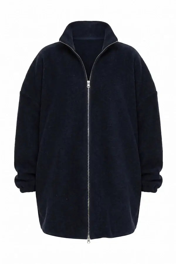Onu Long Jacket - Navy