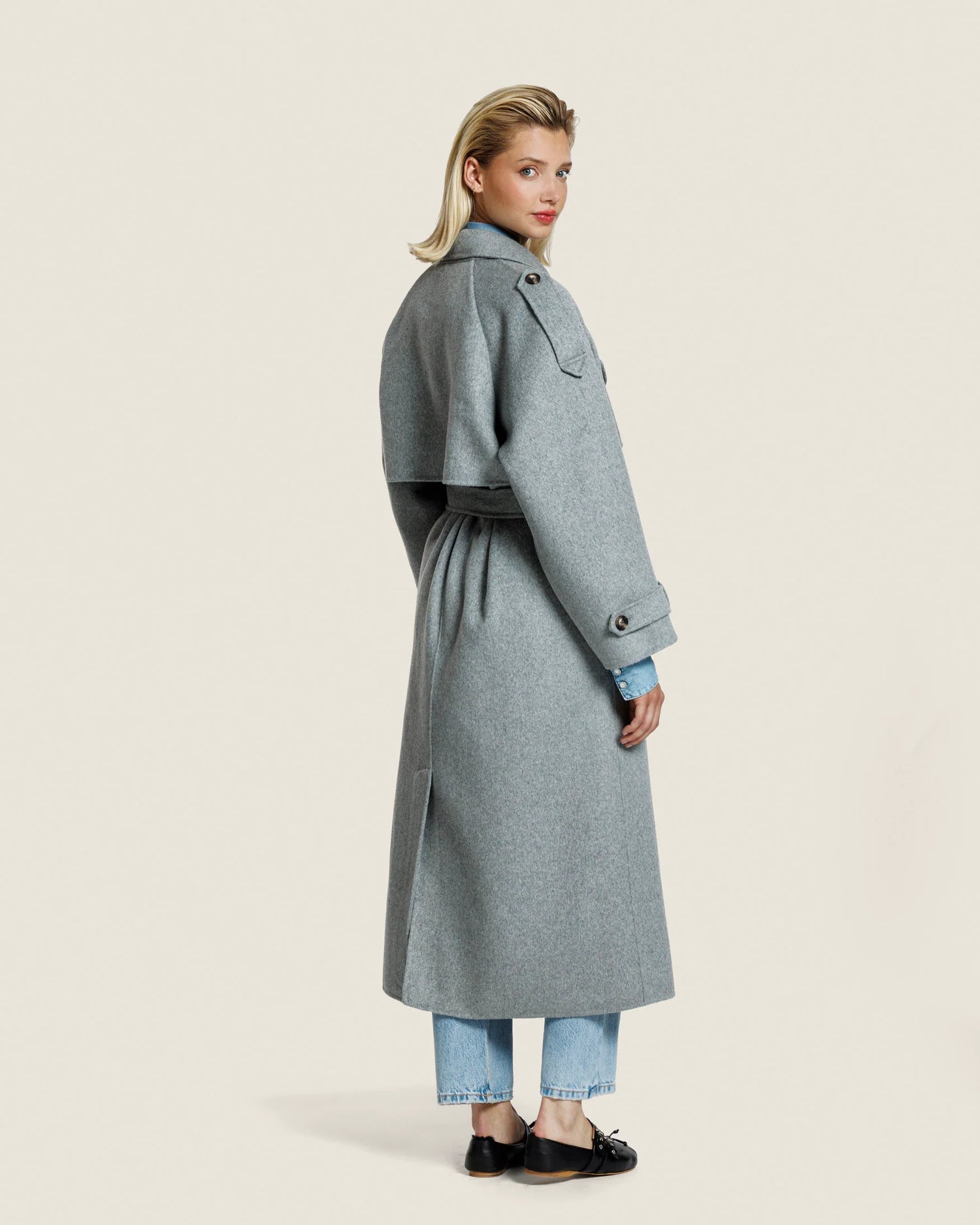 Adeline - Light grey melange