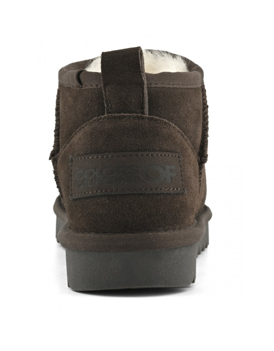 Short Sheepskin Boot Suede - Moka