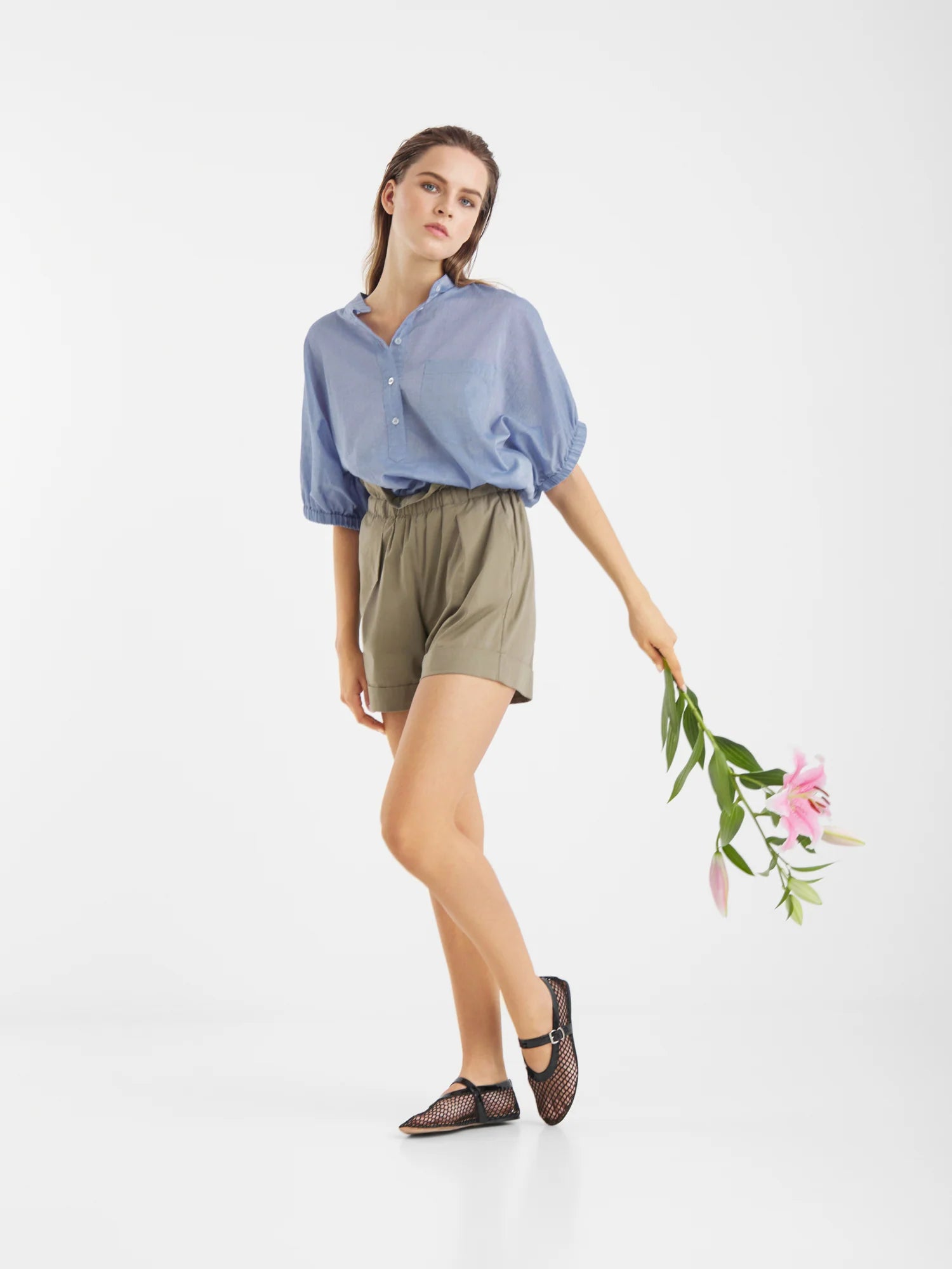 Cowboy Button Cotton - Denim
