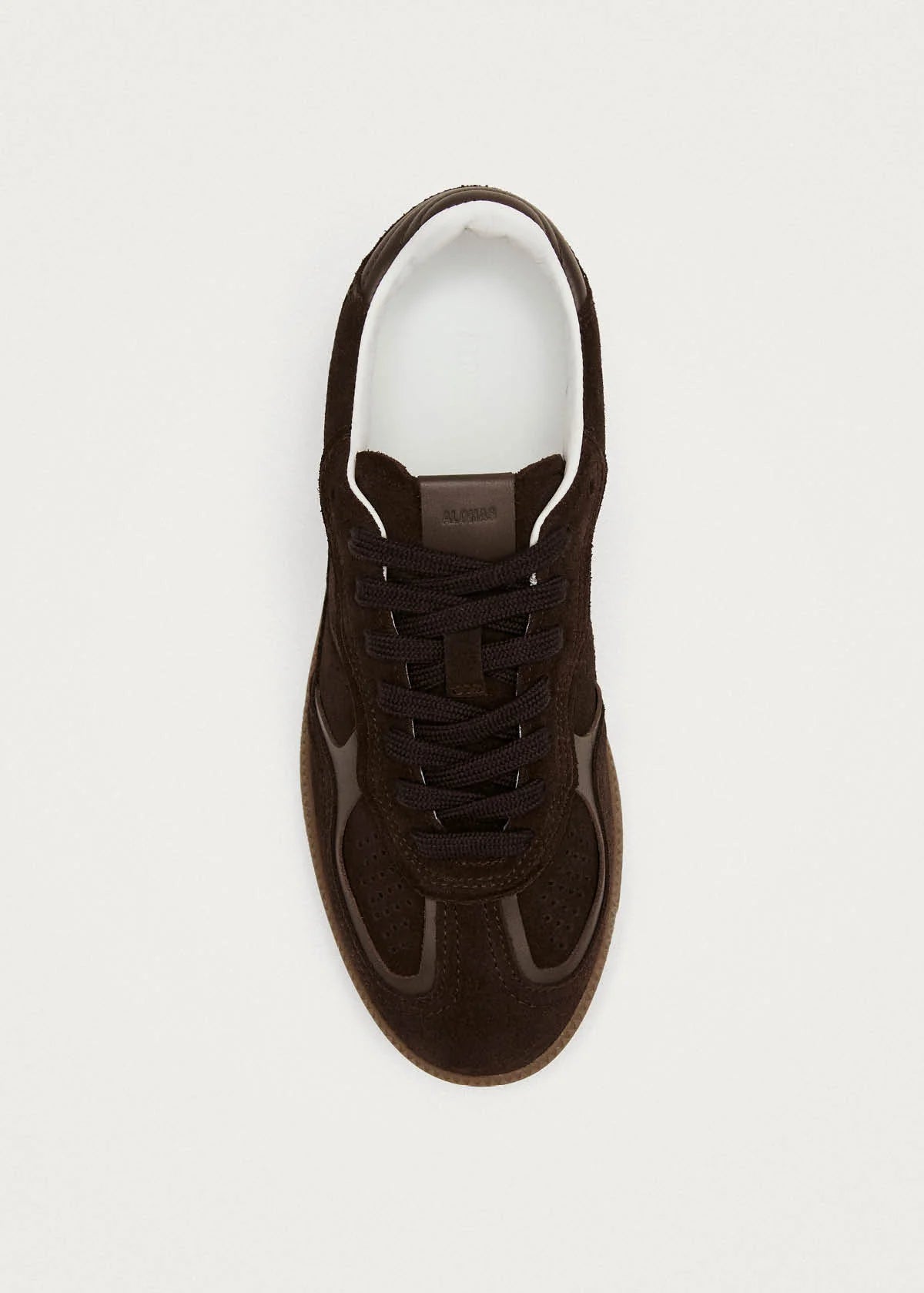 Rife chocolate brown leather sneaker