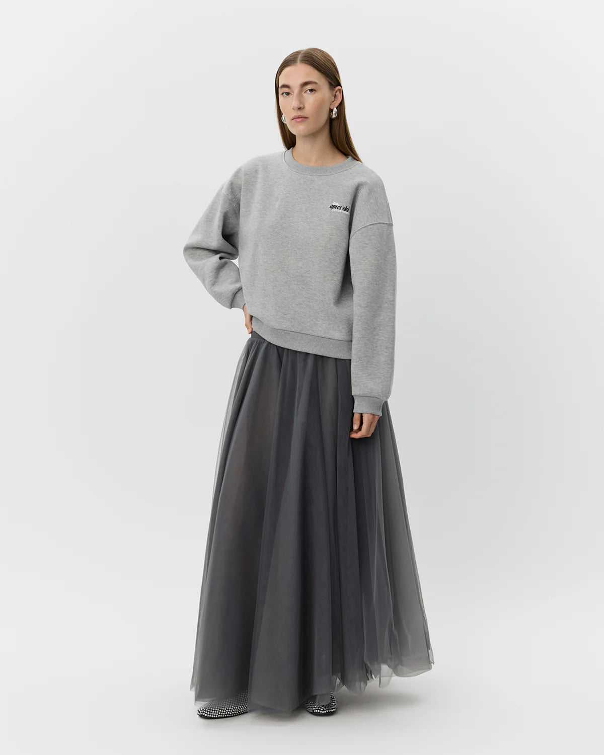 ElinSW Sweatshirt - Grey Melange