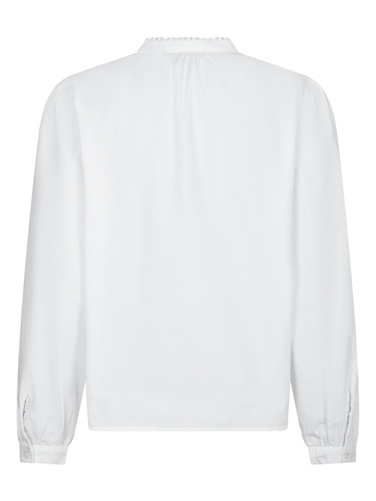 Aneliah C Poplin Emb Blouse - White