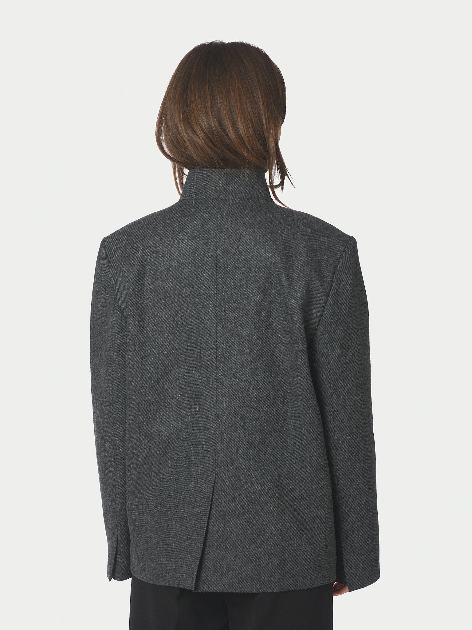 Nerine Structure Twill Blazer - Antracit